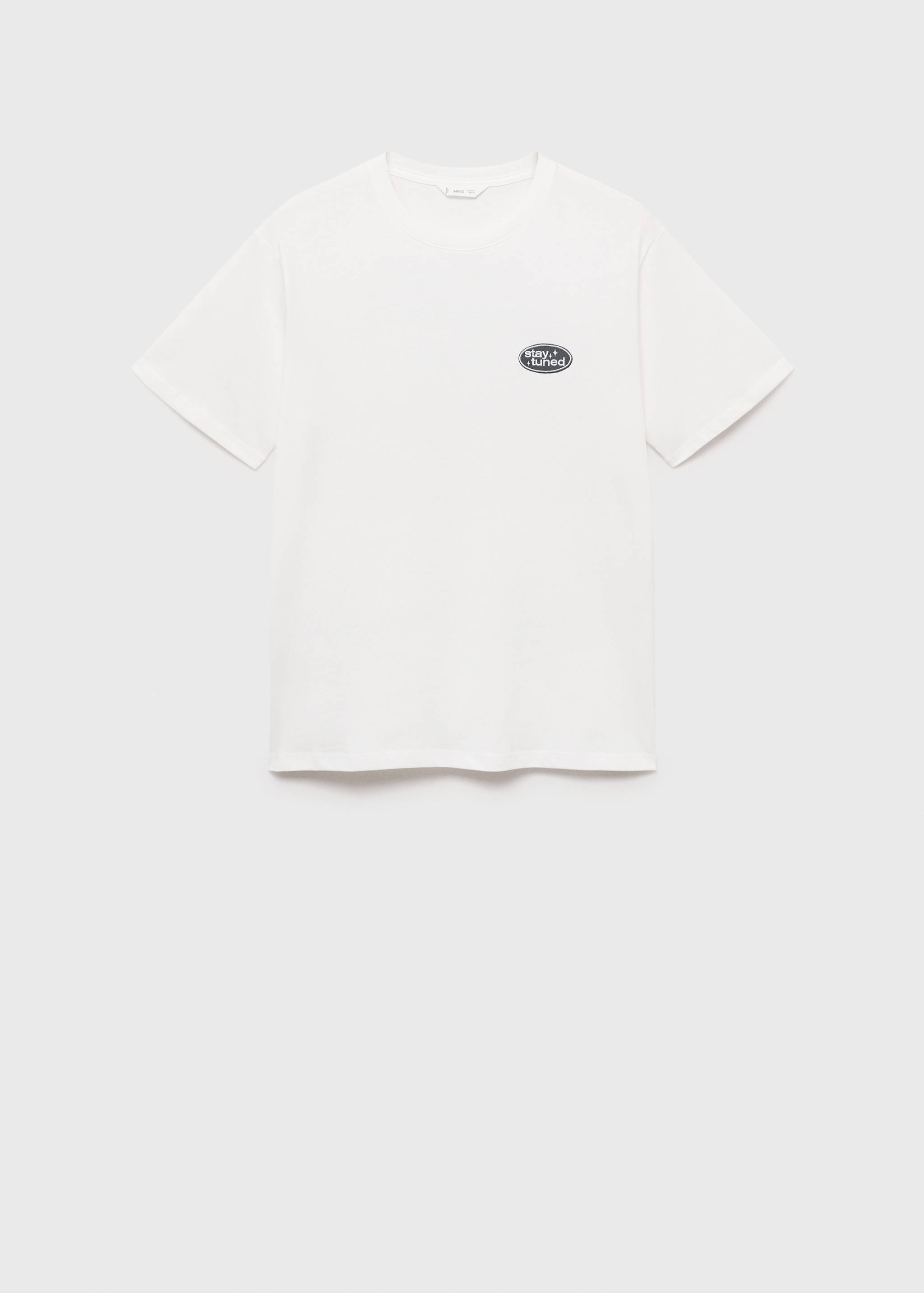 Embroidered printed T-shirt - Товар без моделі