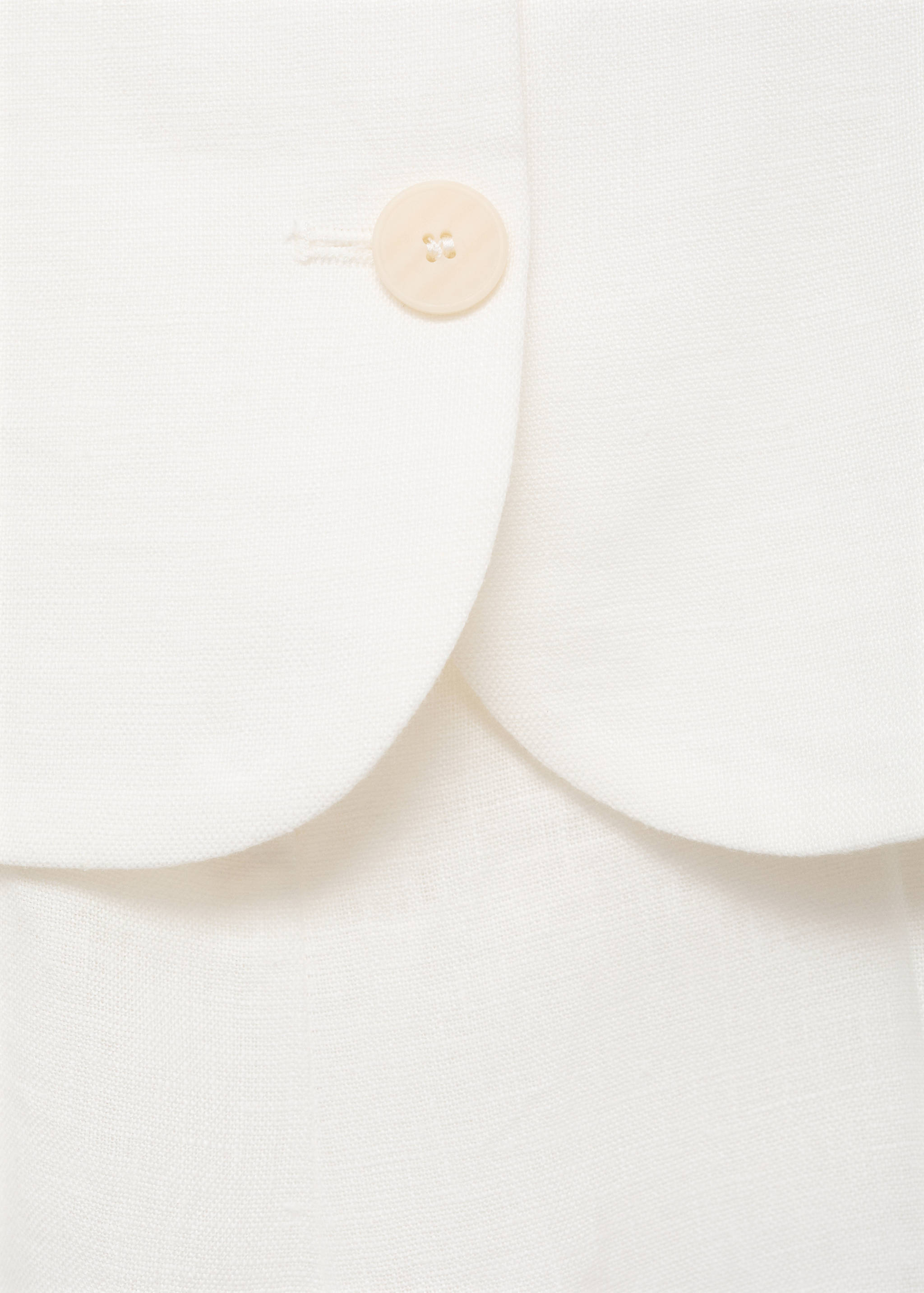 Suit-style linen jumpsuit - Details of the article 8