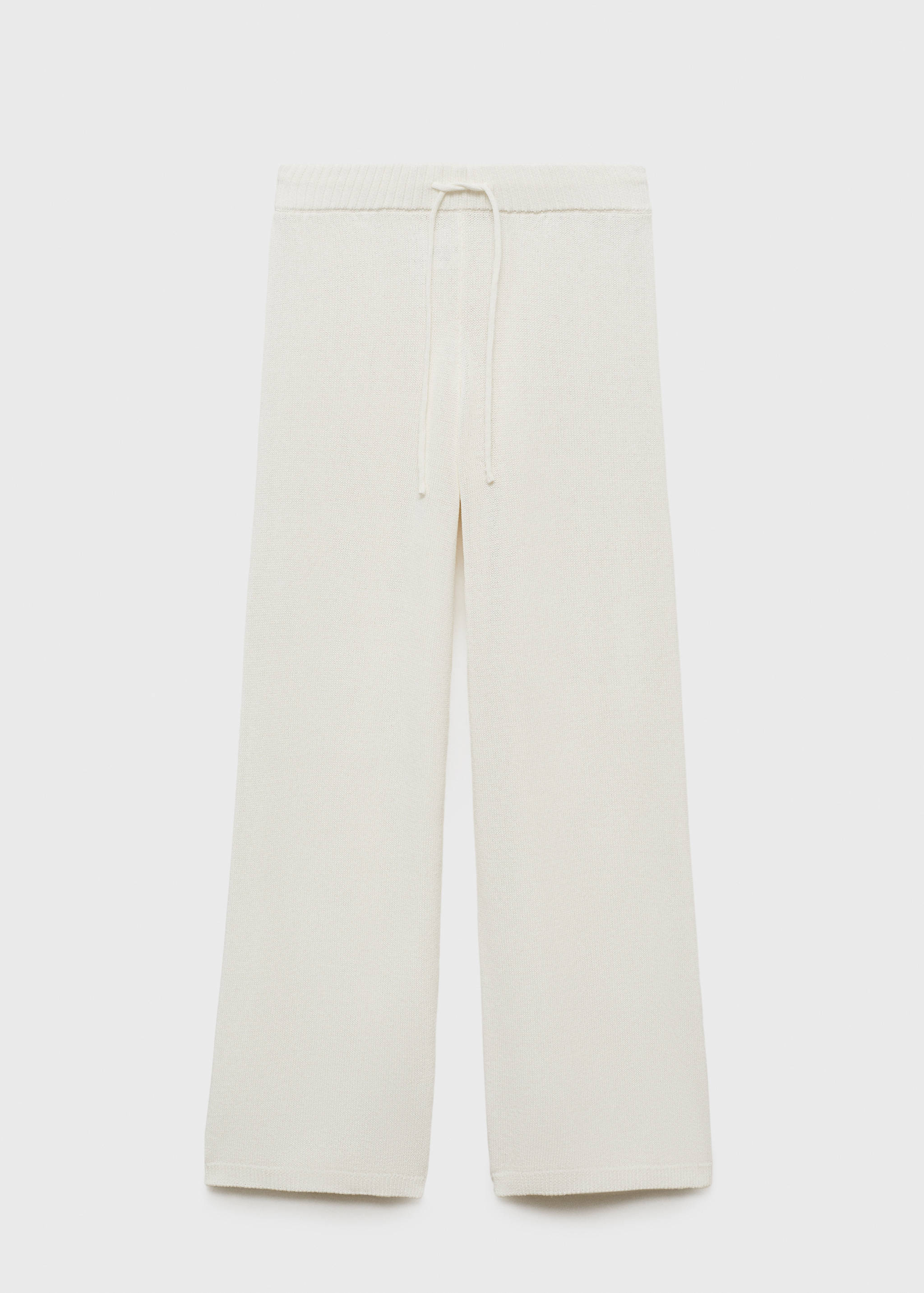 Openwork knitted trousers - Article without model