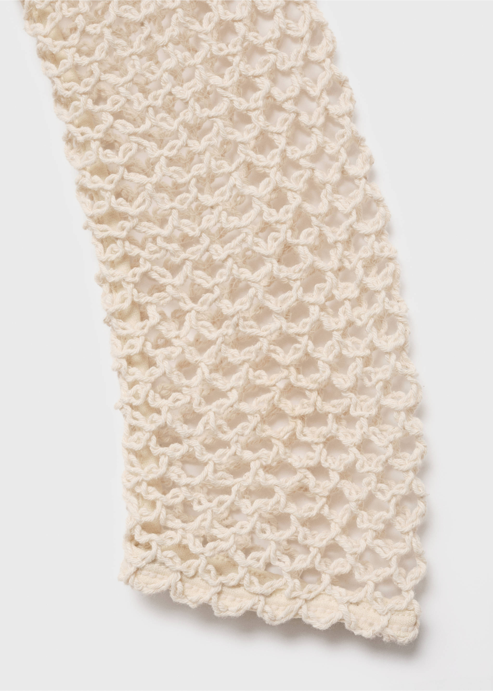 Pull crochet manches longues - Détail de l'article 0, Écru. Ref: 17041220-00.