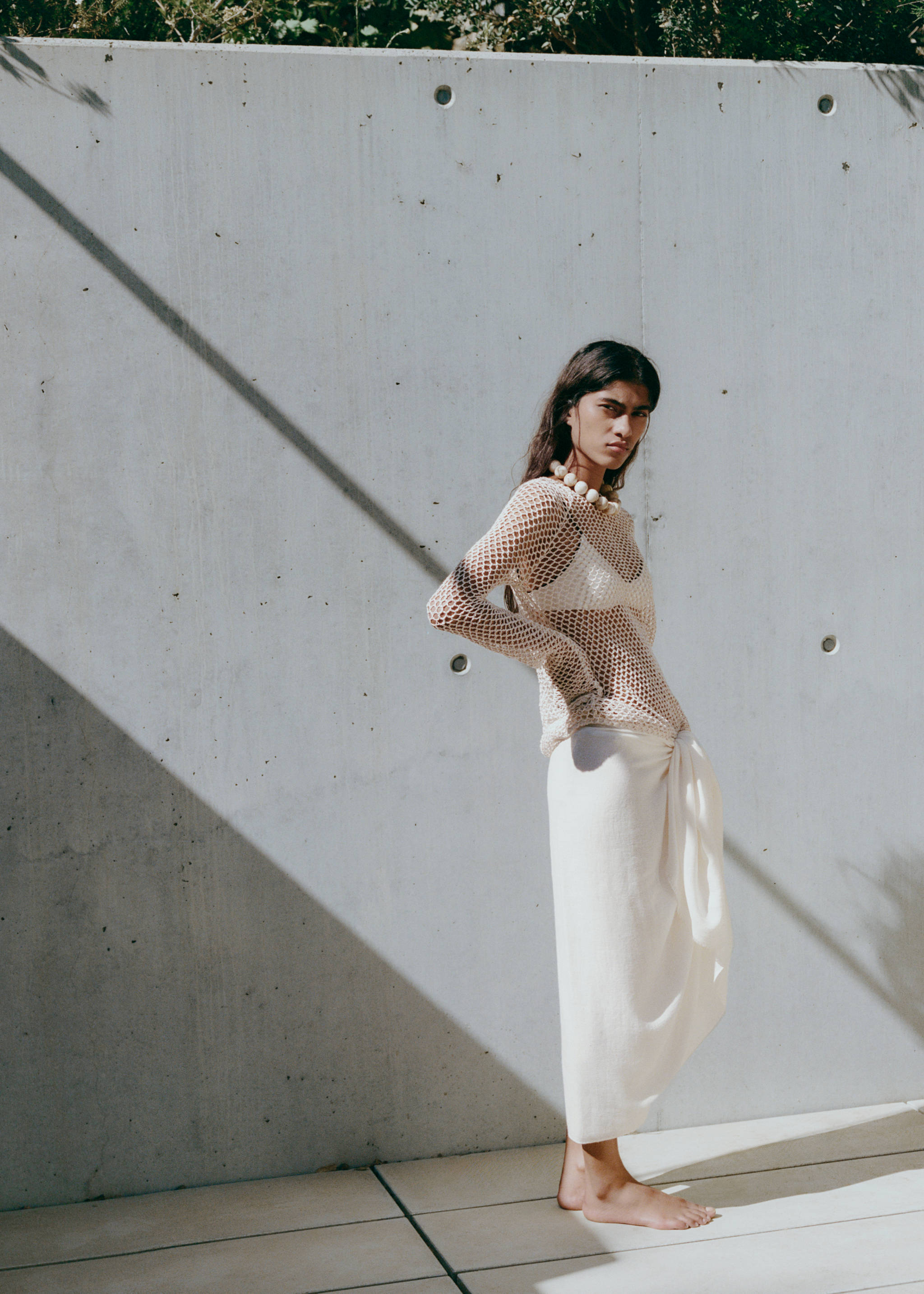 Long-sleeved crochet sweater - Details of the article 6