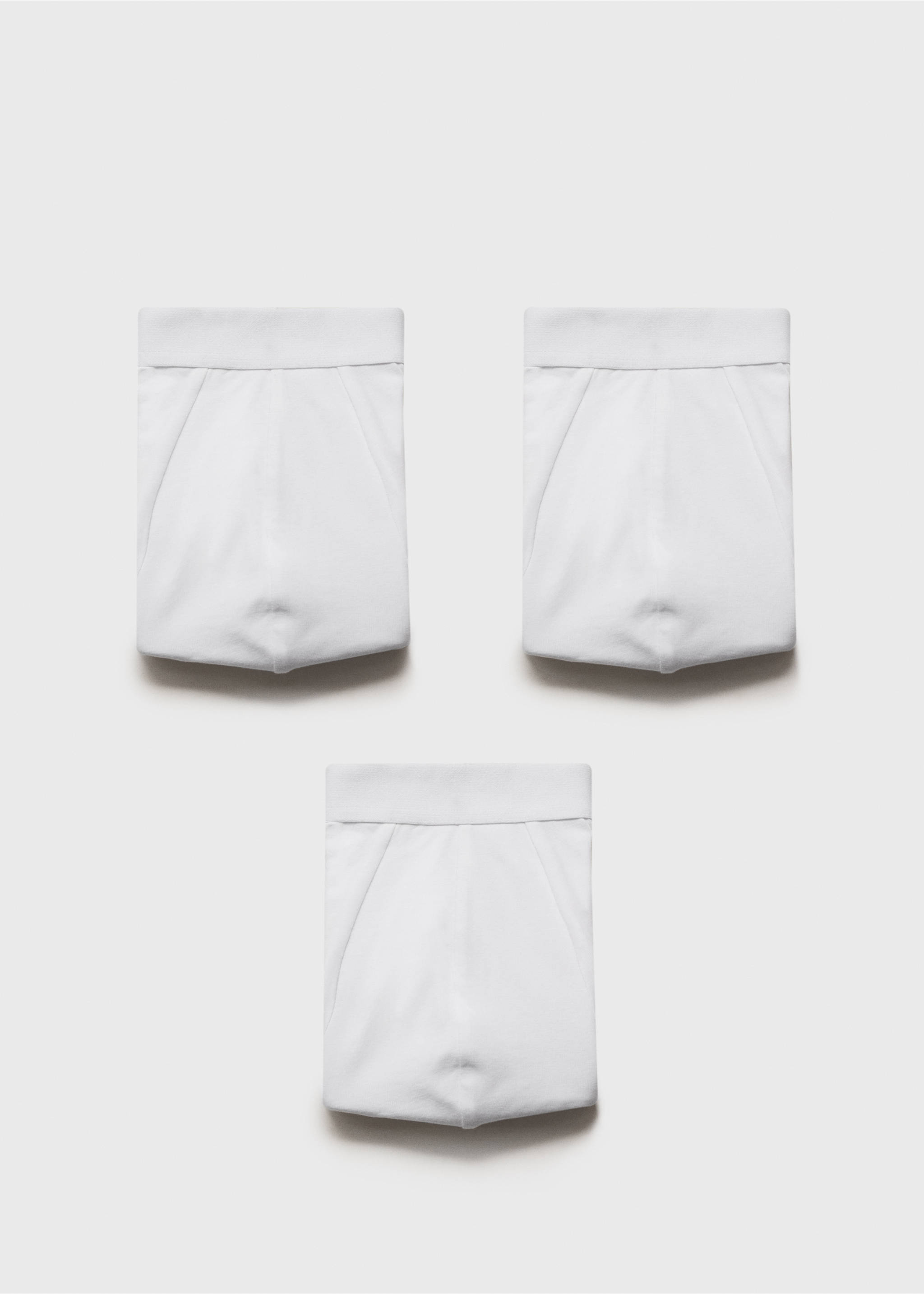 3-pack combined briefs - Article without model, White. Ref: 17041223-00.