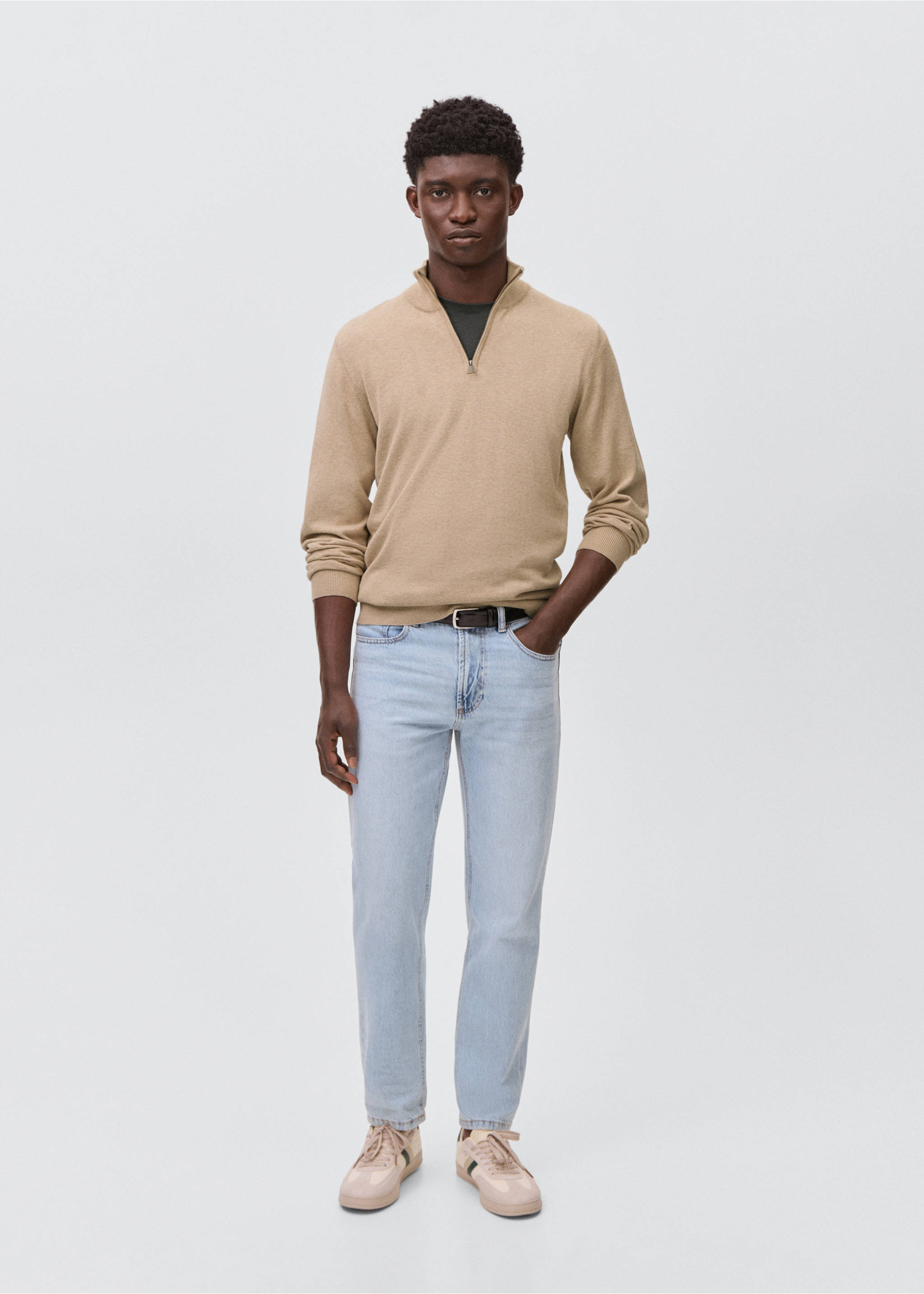 Jersey punto cuello perkins - Plano general, Arena. Ref: 17041224-00.