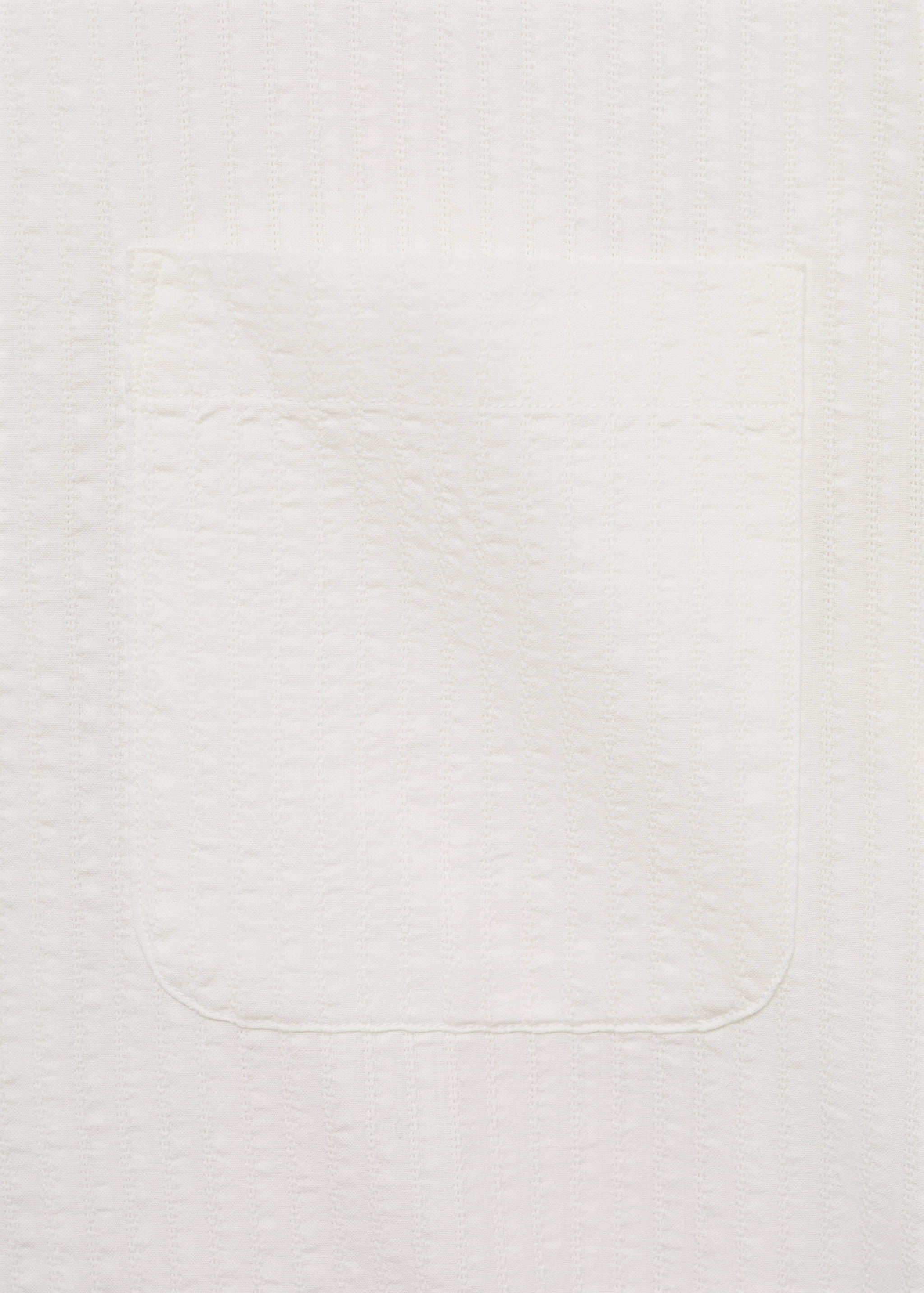 Seersucker regular-fit overhemd - Detail van het artikel 0