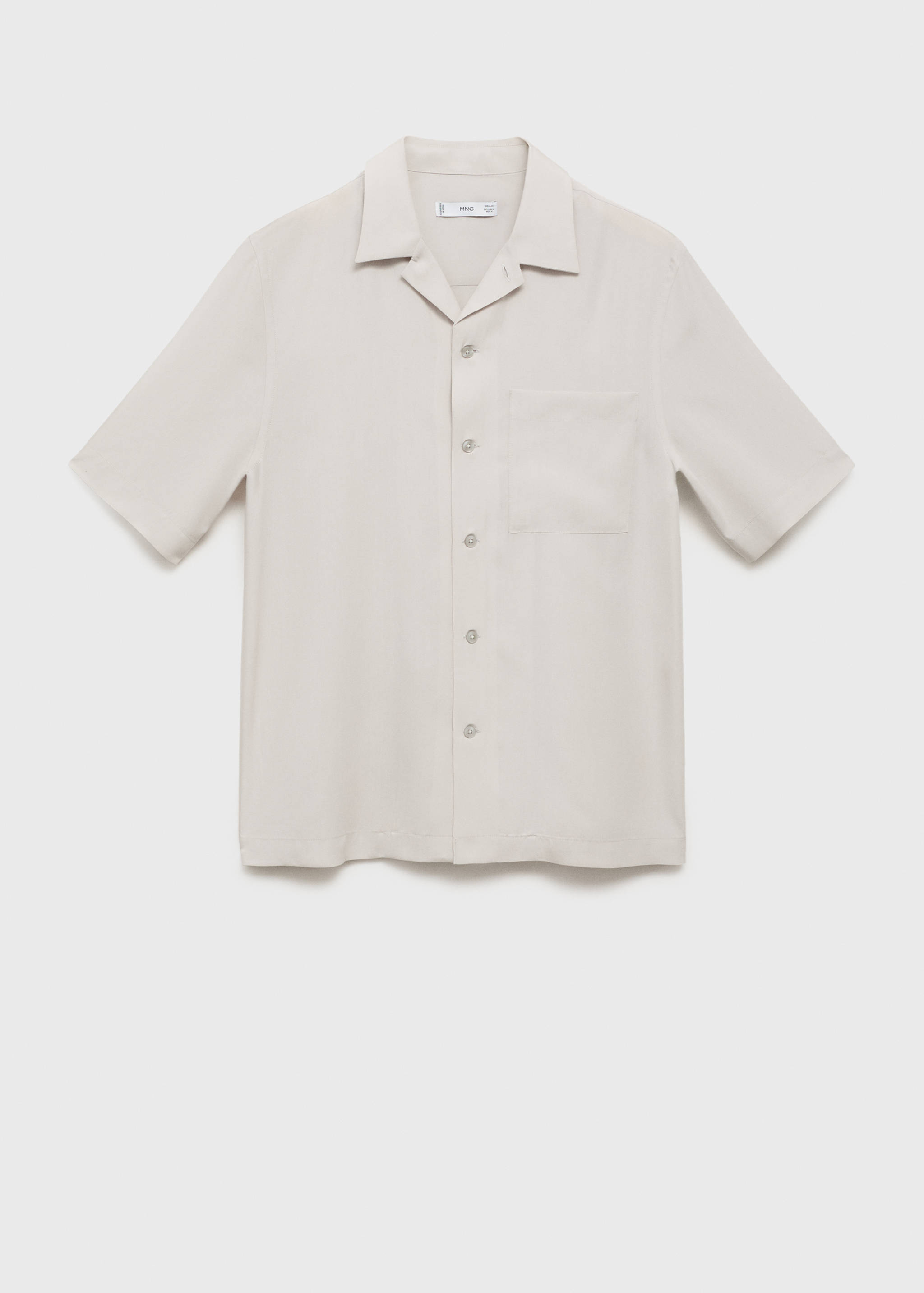 Regular-fit lyocell shirt - Article without model