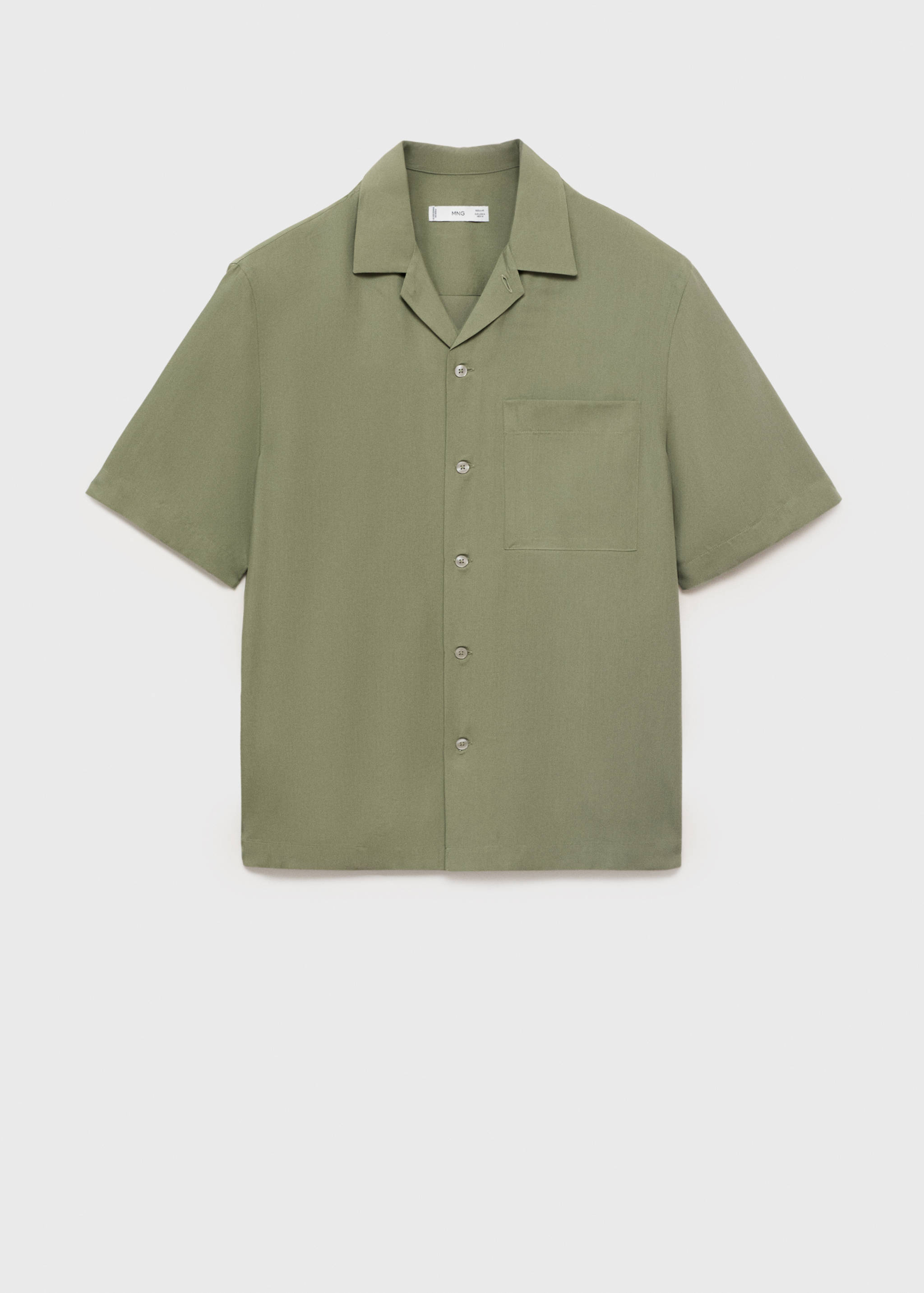 Regular-fit lyocell shirt - Article without model