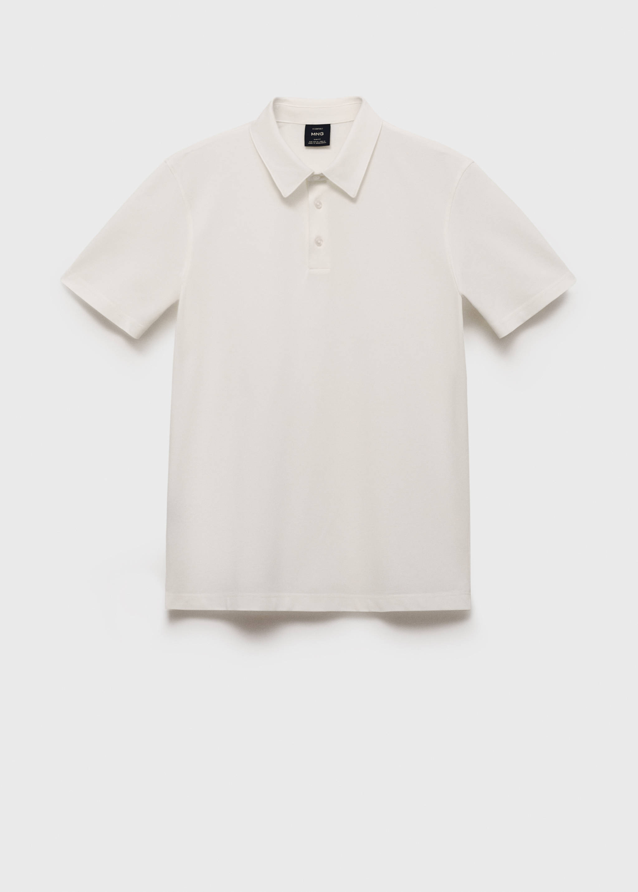 Cotton piqué polo shirt - Article without model