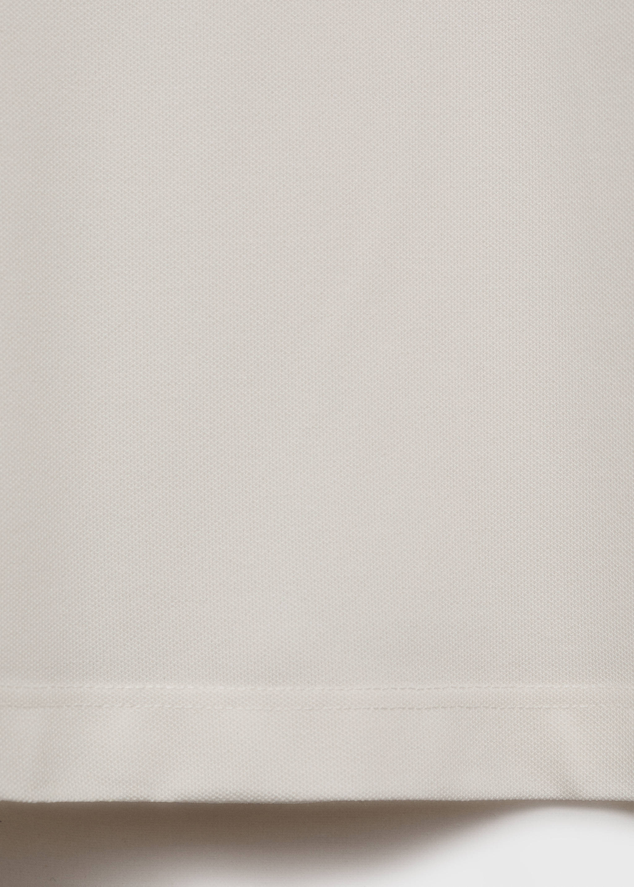 Cotton piqué polo shirt - Details of the article 0