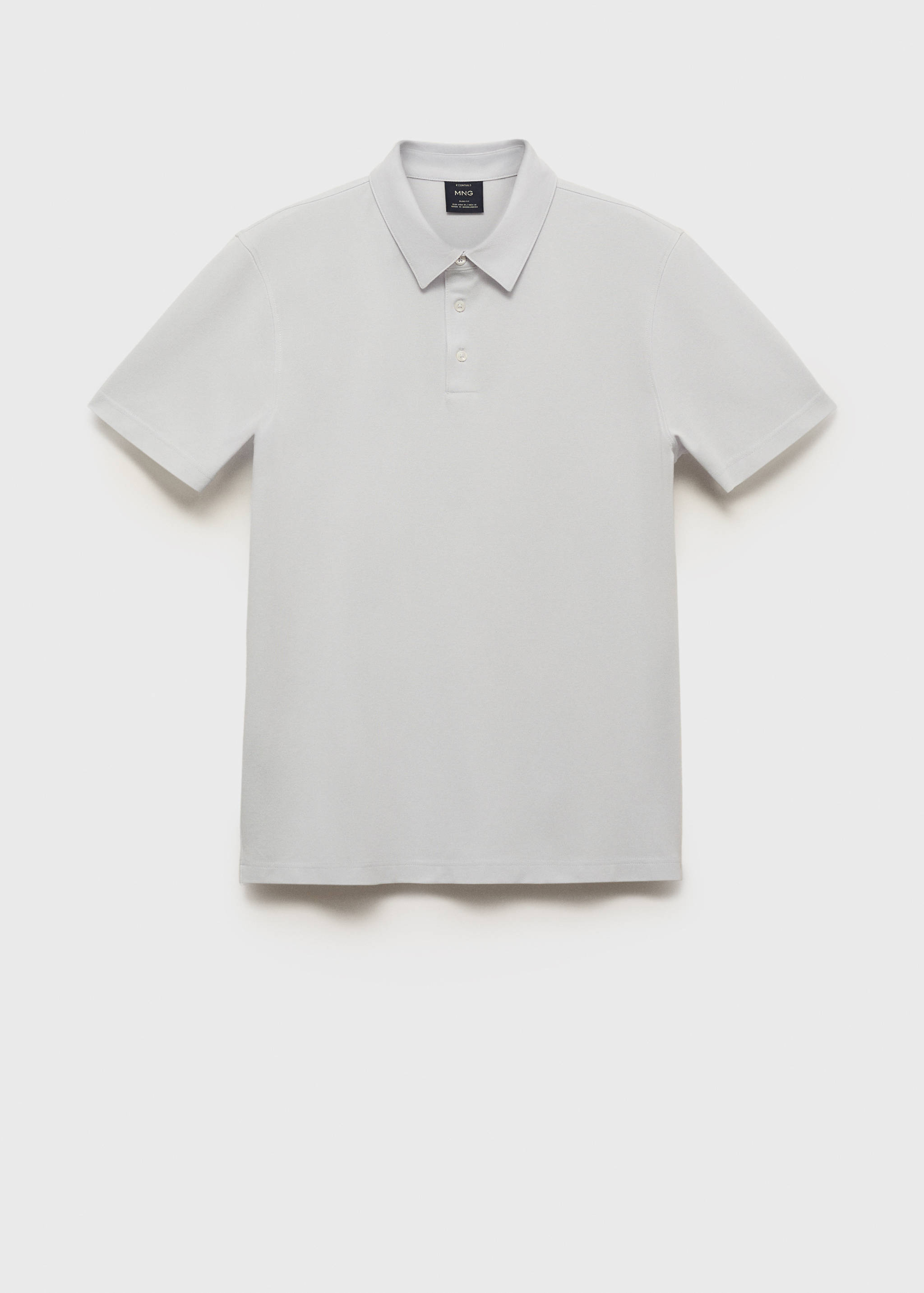 Cotton piqué polo shirt - Article without model