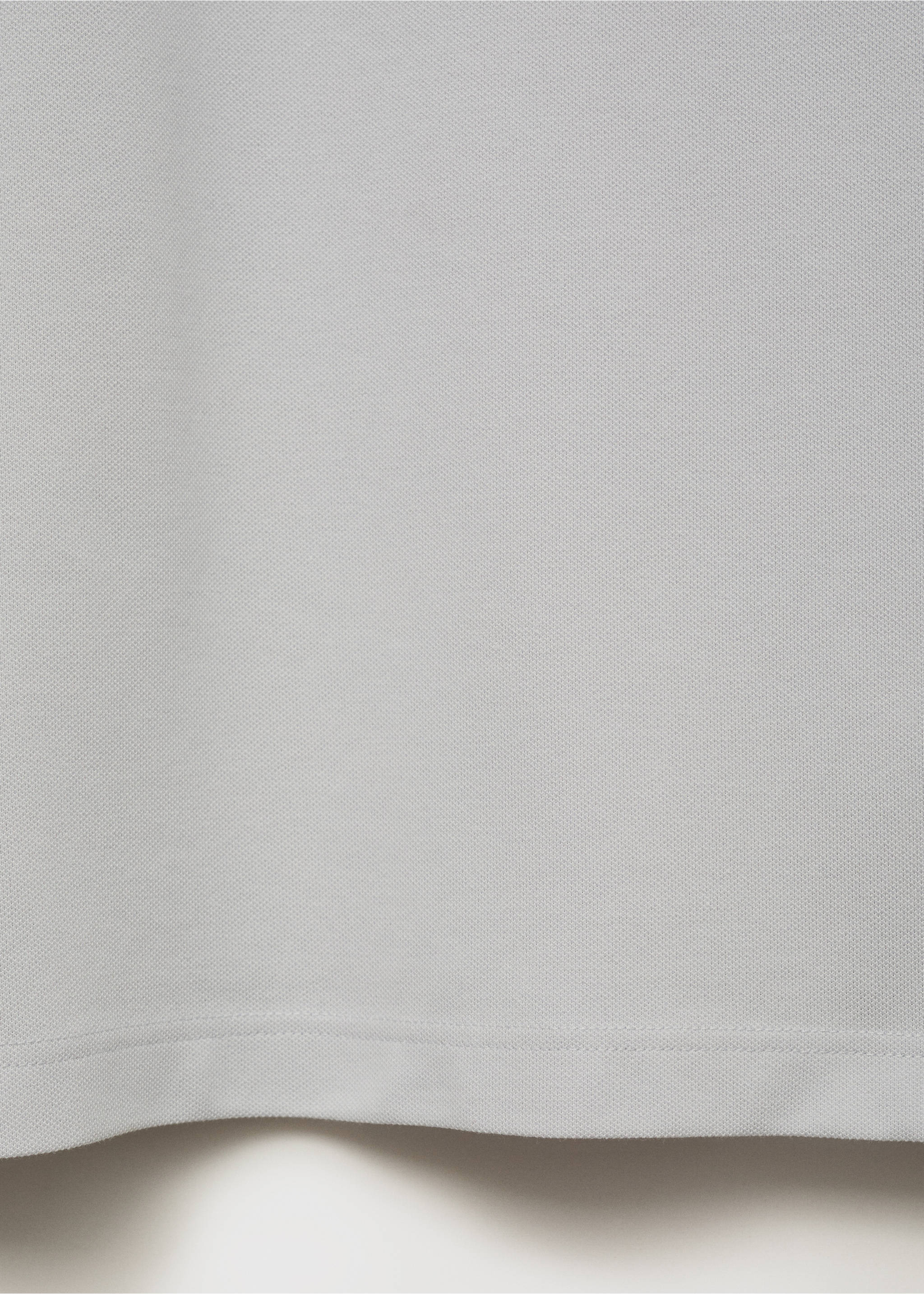 Cotton piqué polo shirt - Details of the article 0, Ivory White. Ref: 17041230-00.