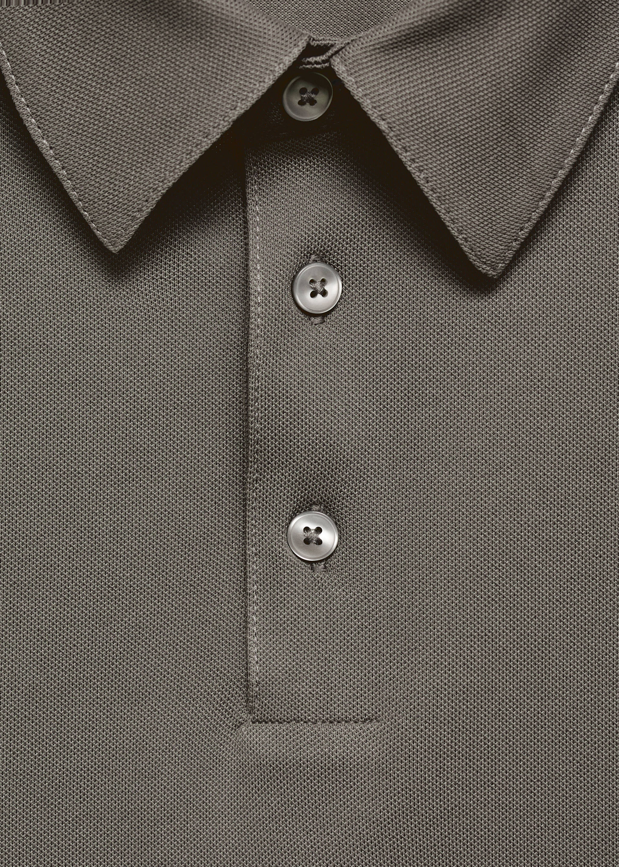Cotton piqué polo shirt - Details of the article 8