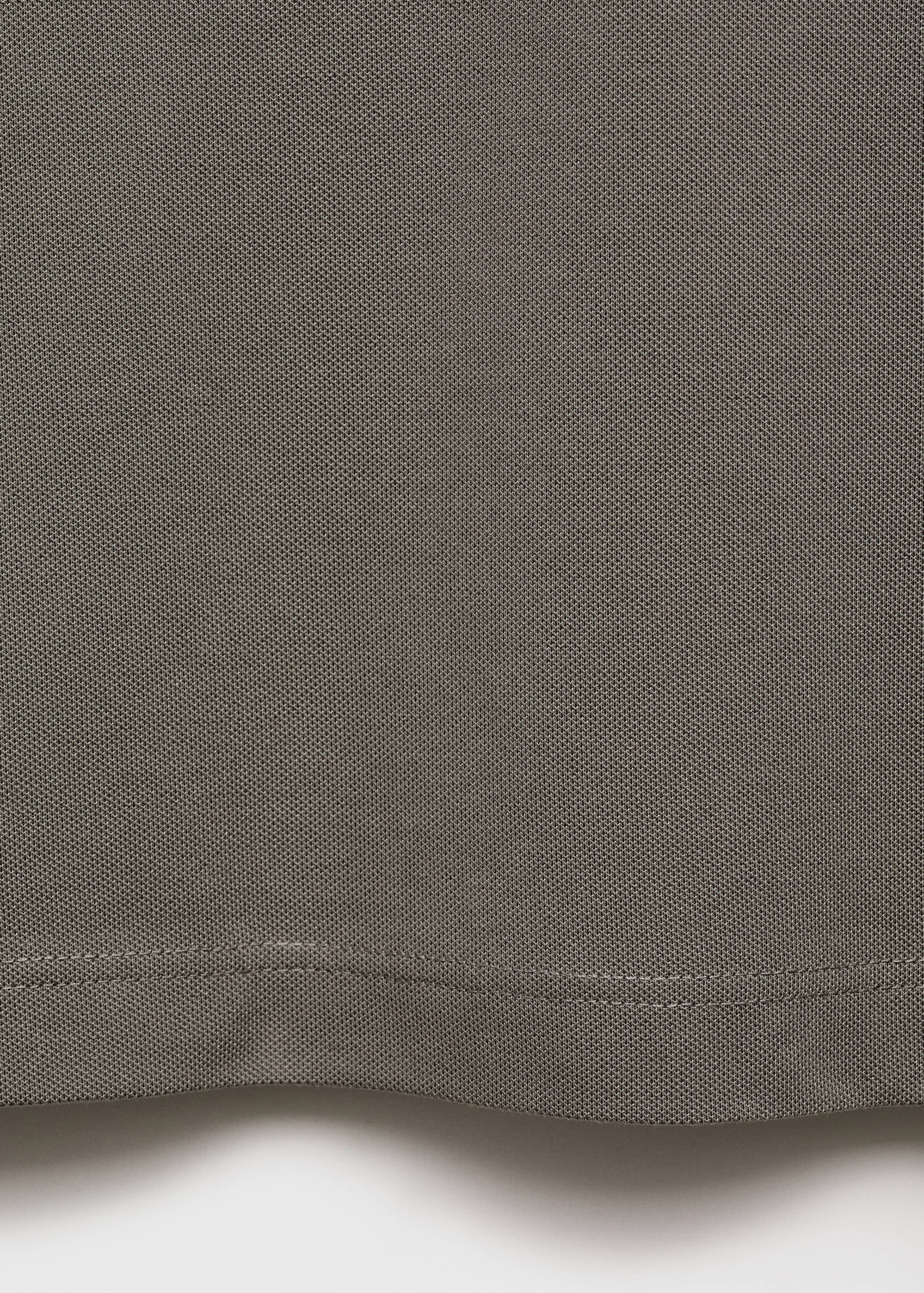 Cotton piqué polo shirt - Details of the article 0