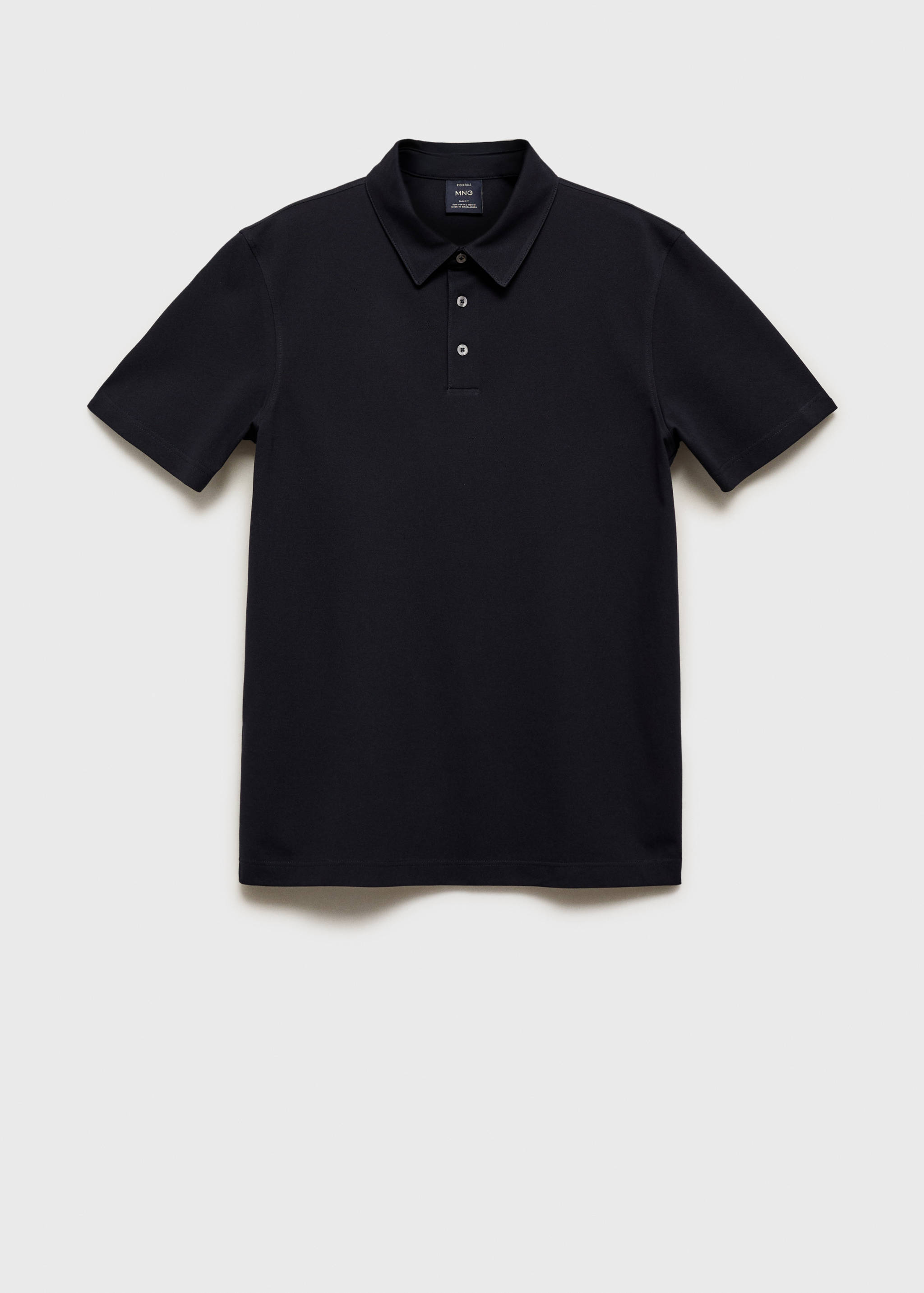 Cotton piqué polo shirt - Article without model