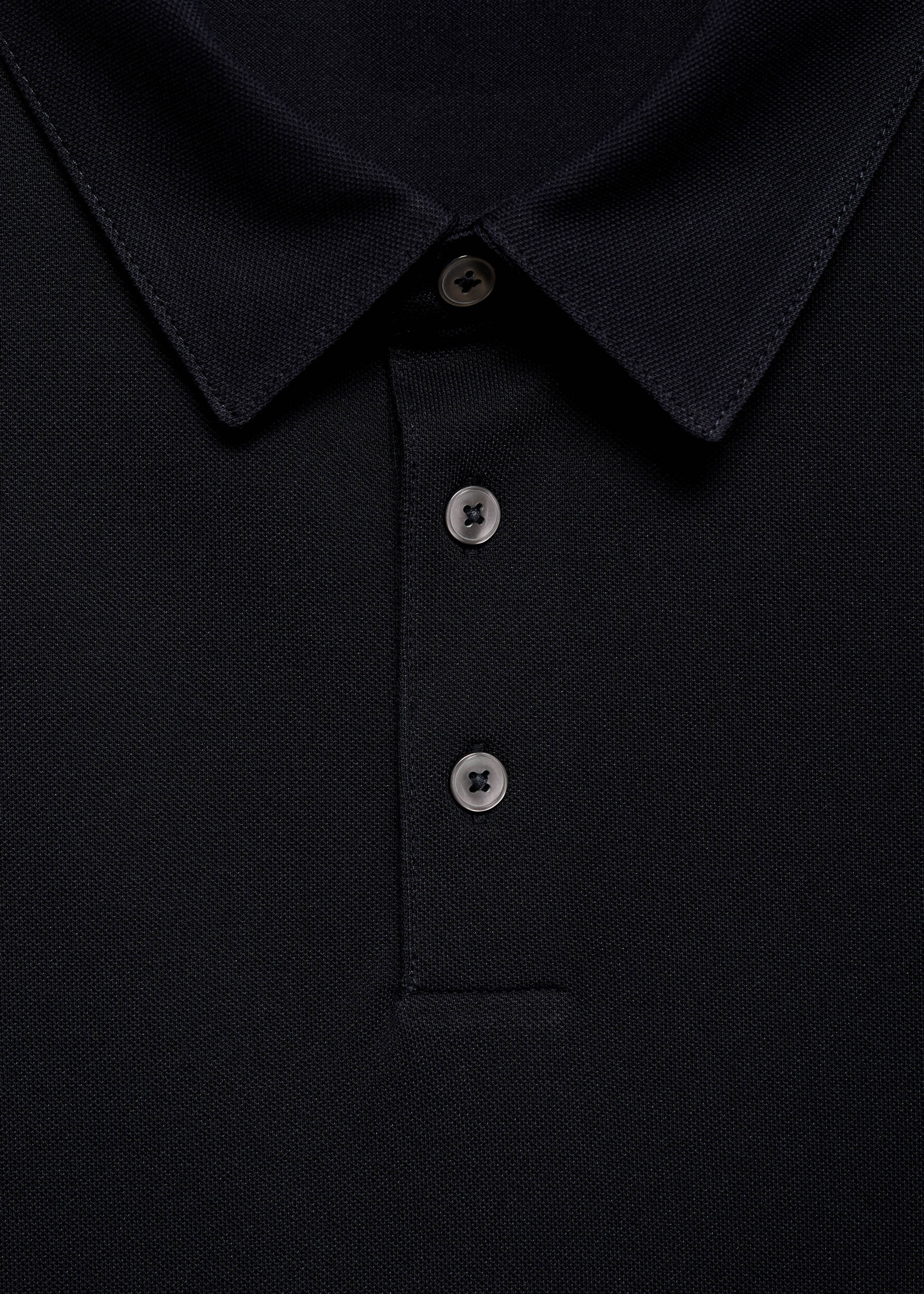 Cotton piqué polo shirt - Details of the article 8