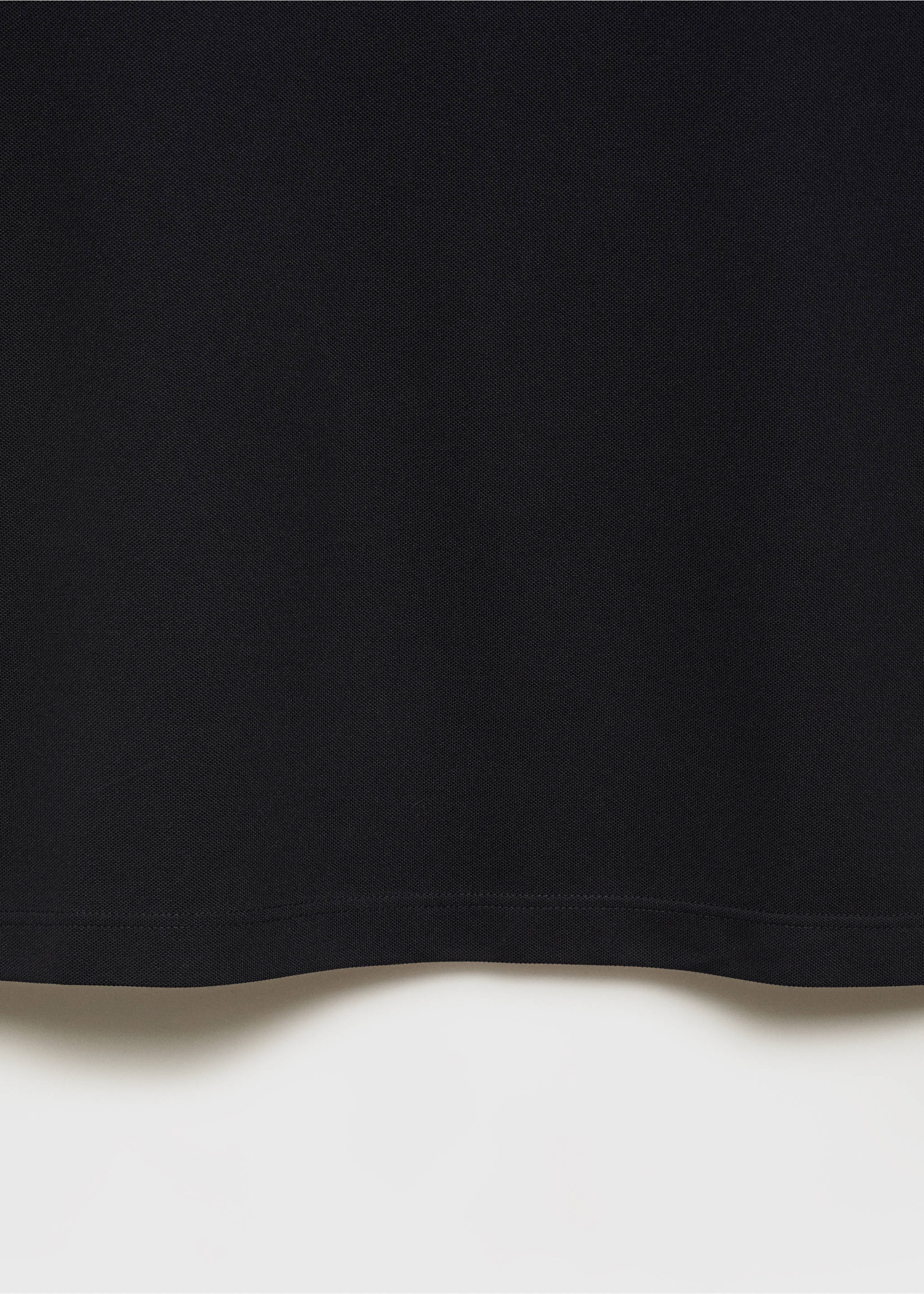 Cotton piqué polo shirt - Details of the article 0, Night Blue. Ref: 17041230-00.
