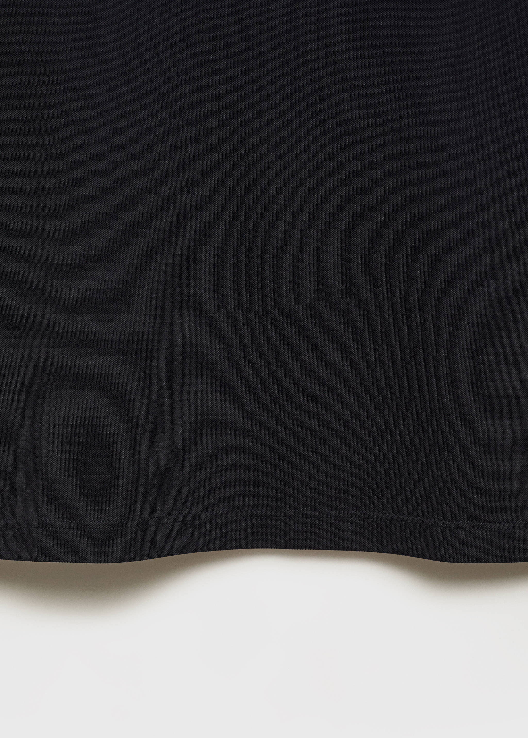 Cotton piqué polo shirt - Details of the article 0