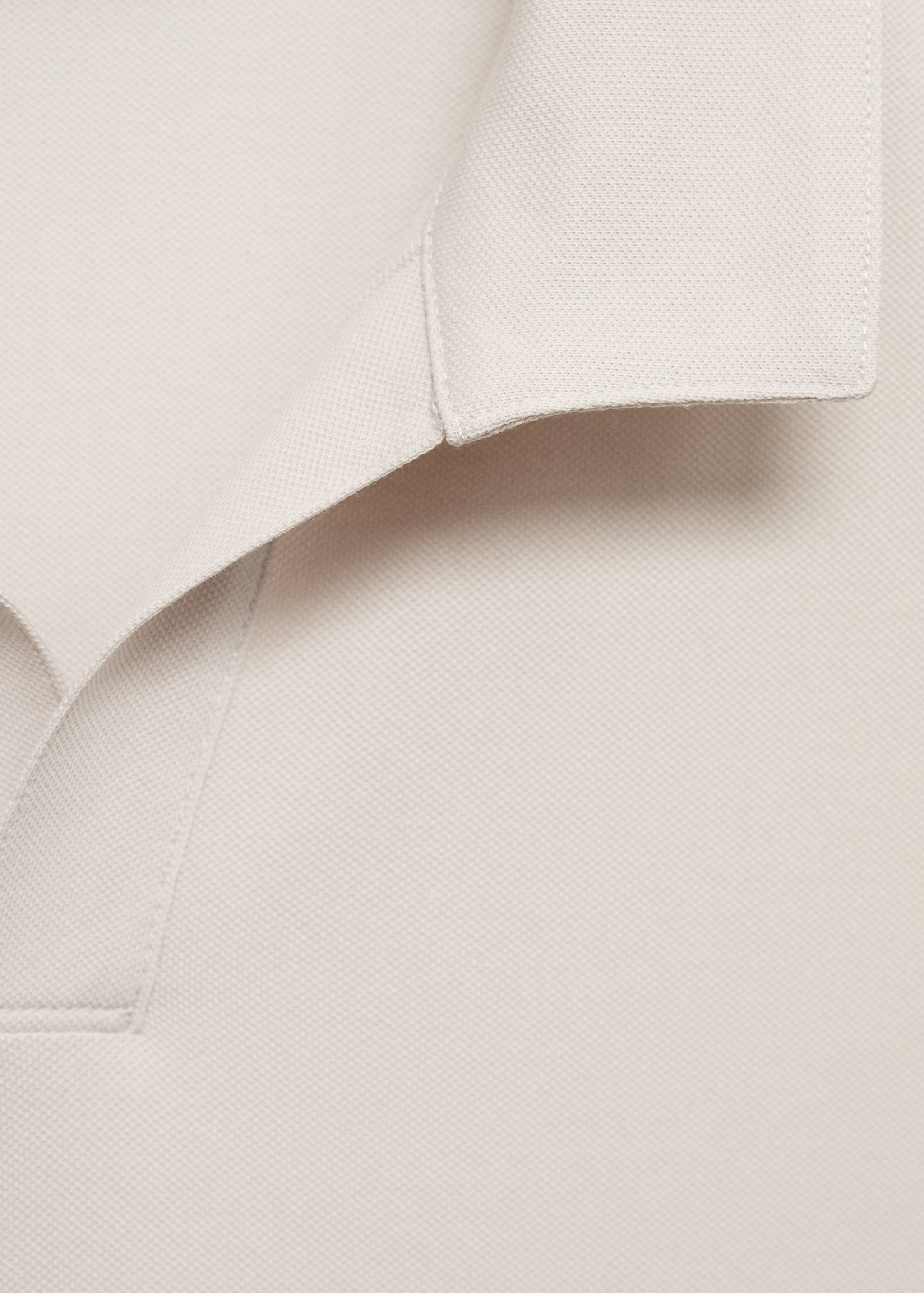 Cotton piqué polo shirt - Details of the article 8