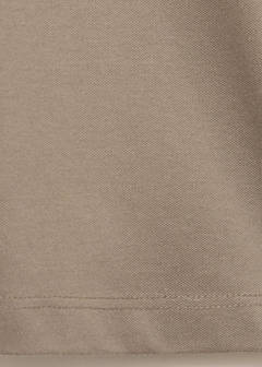 Cotton piqué polo shirt — Brown 8