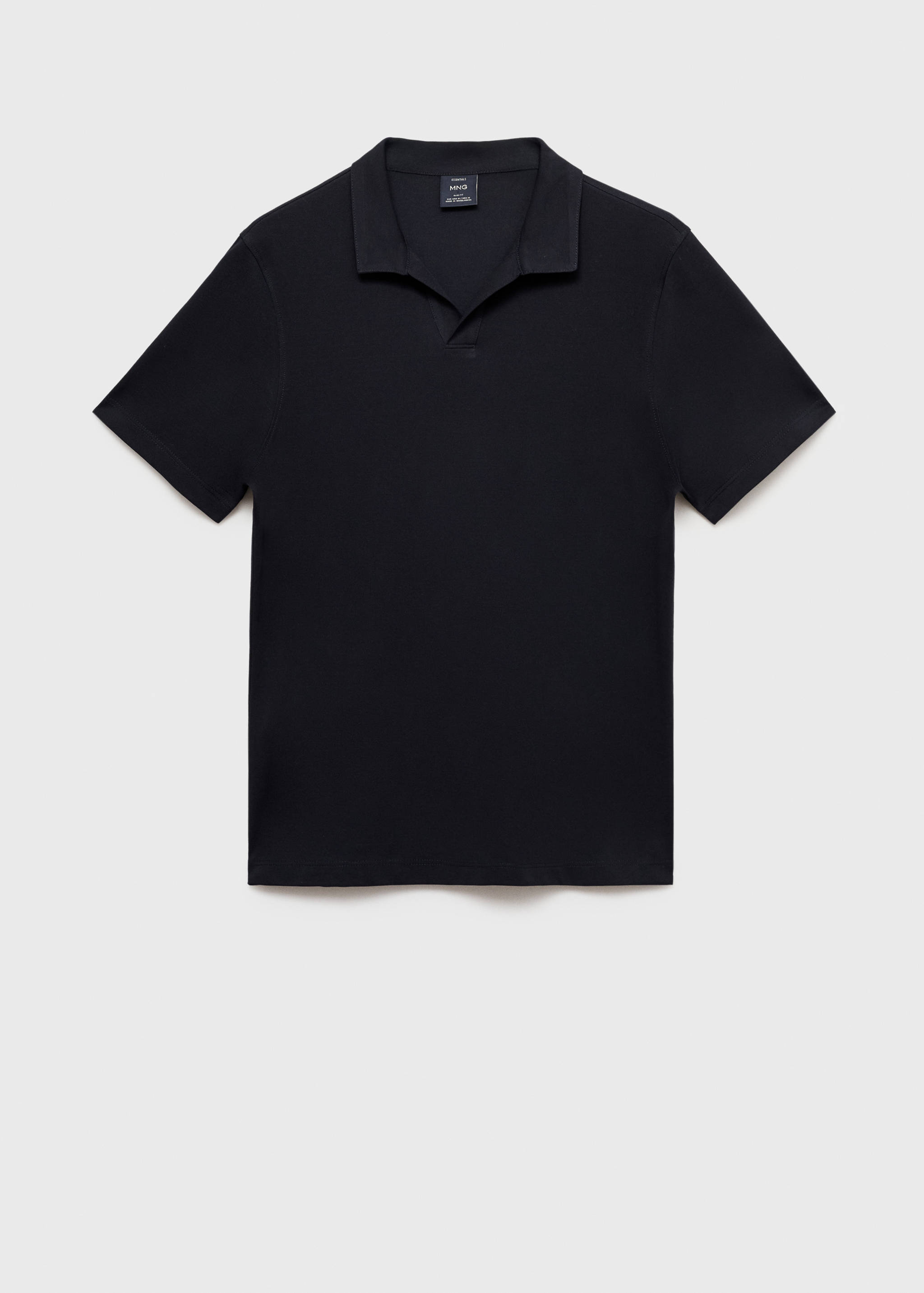 Cotton piqué polo shirt - Article without model