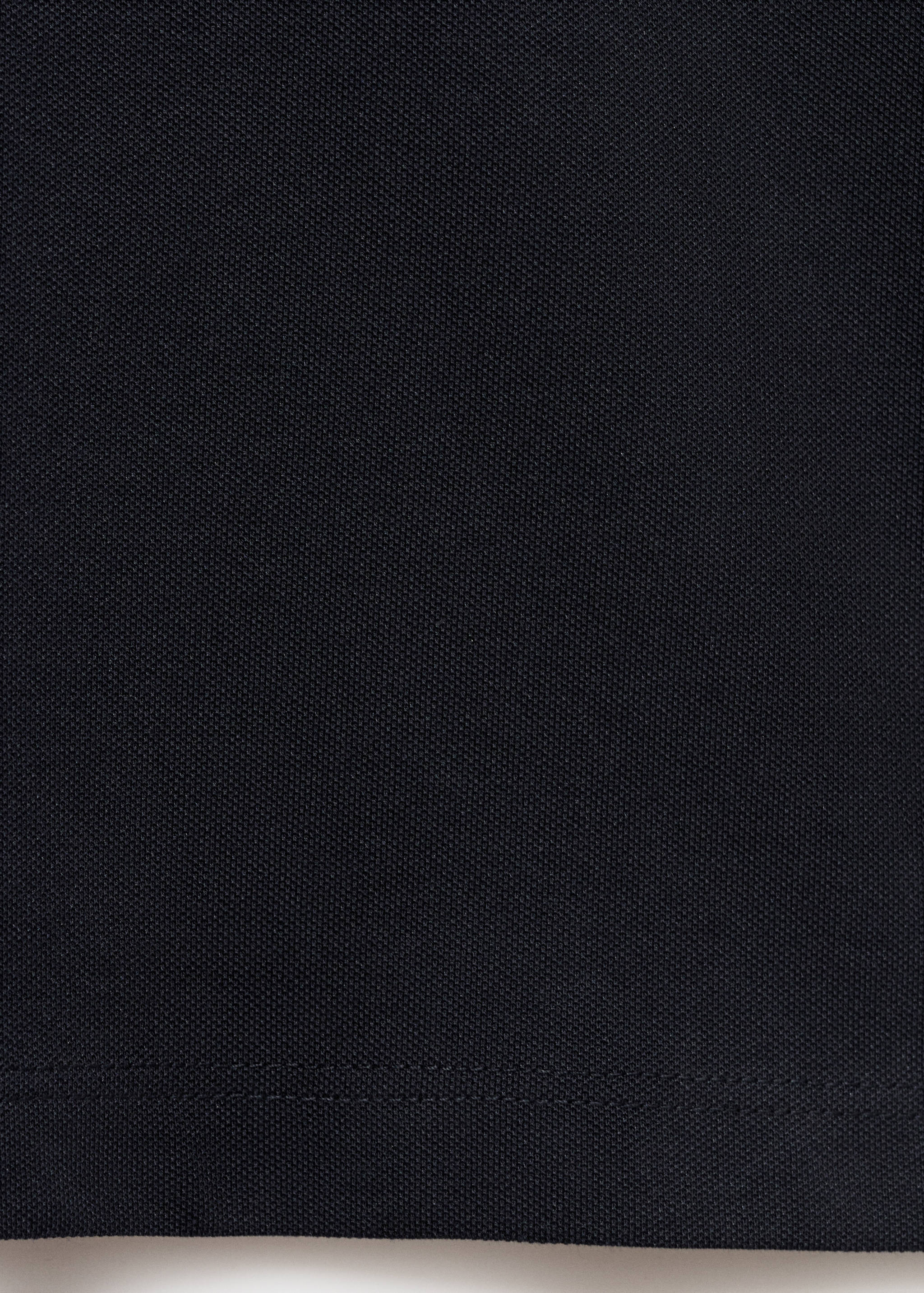Cotton piqué polo shirt - Details of the article 0
