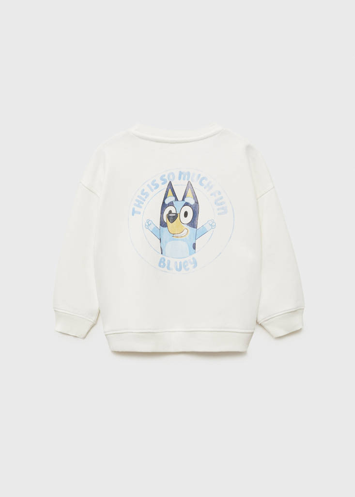 Printed cotton sweatshirt — Off White