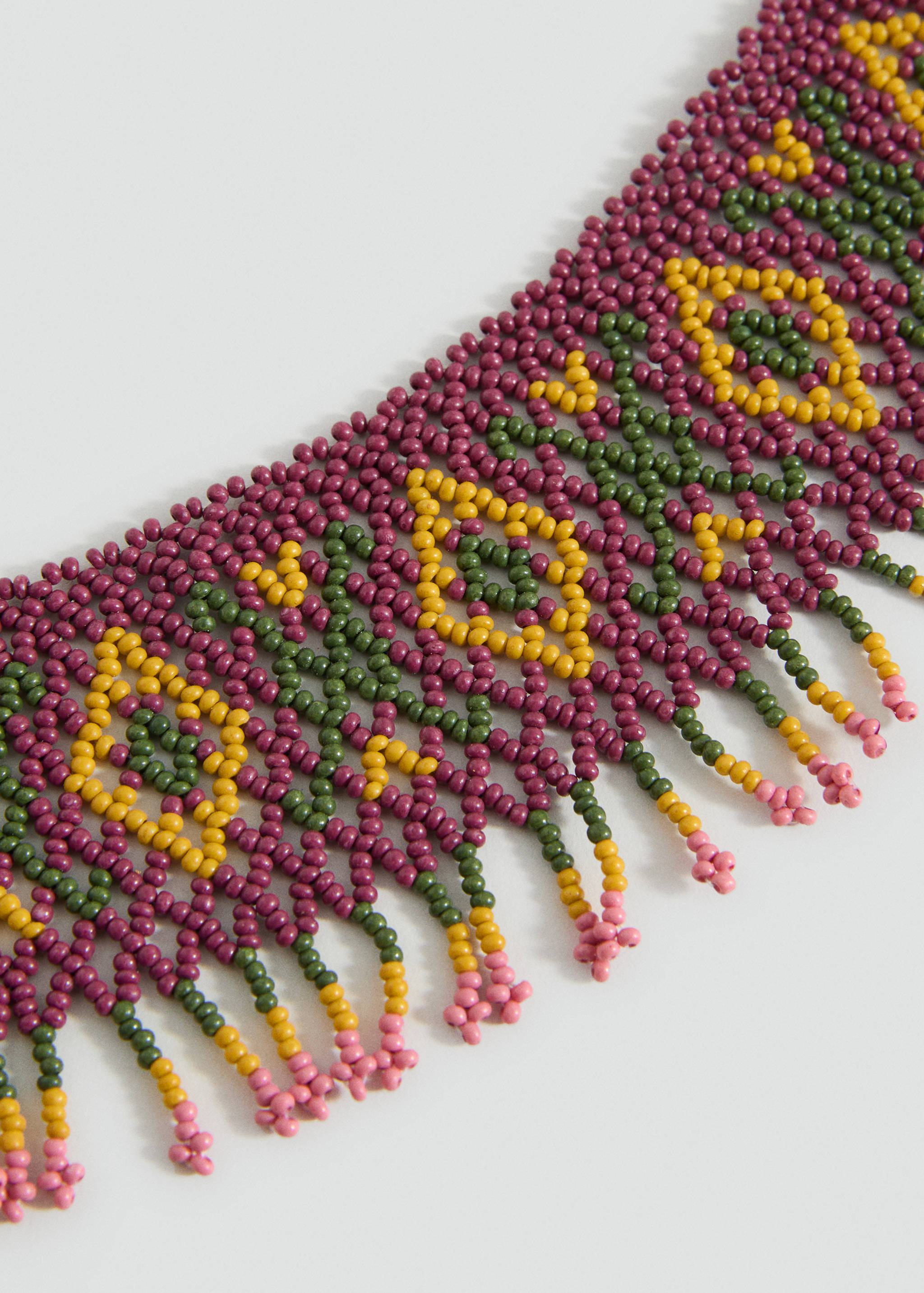 Collar choker combinado cristales - Plano medio