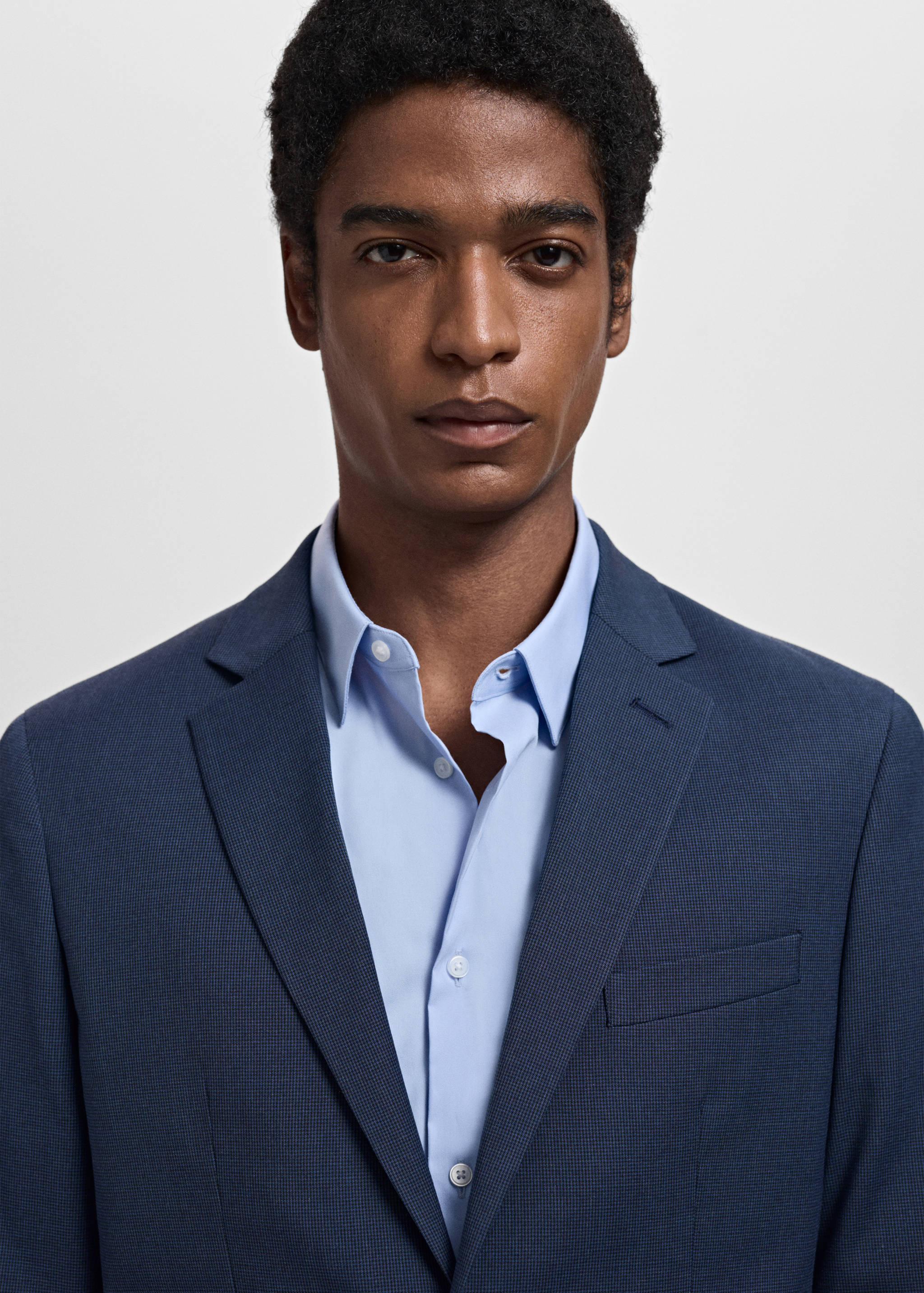 Super slim-fit suit jacket in stretch fabric - Details of the article 1