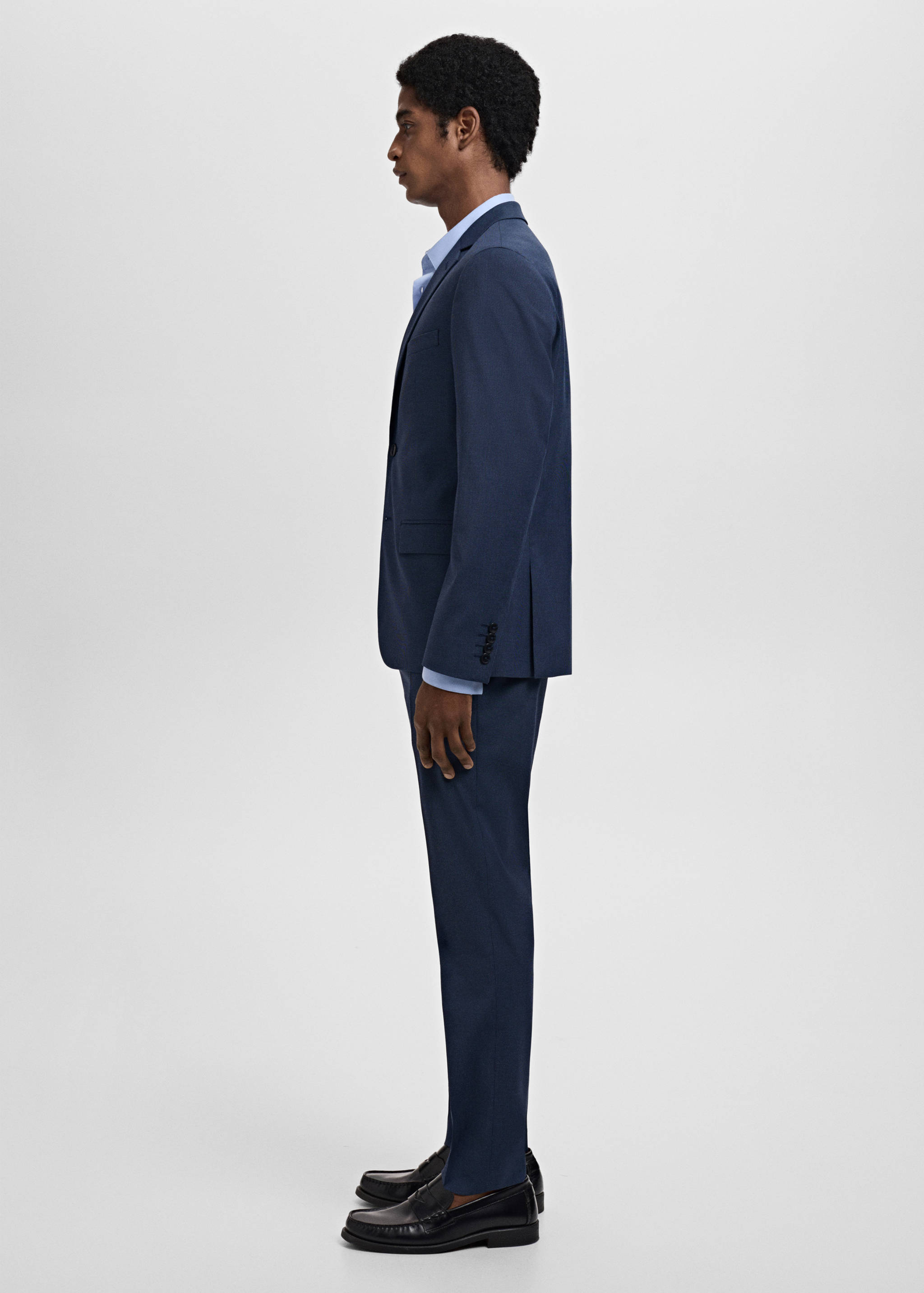 Super slim-fit suit jacket in stretch fabric - Details of the article 2