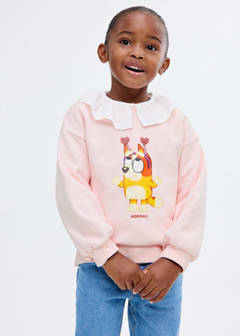 Bluey-print sweatshirt — Pink 3