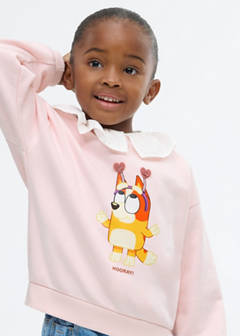 Bluey-print sweatshirt — Pink 4