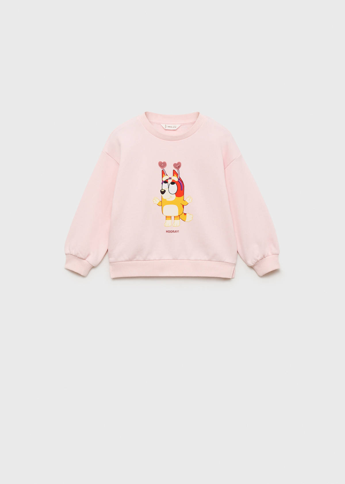 Bluey-print sweatshirt — Pink