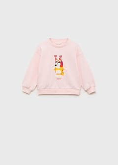 Bluey-print sweatshirt — Pink 2
