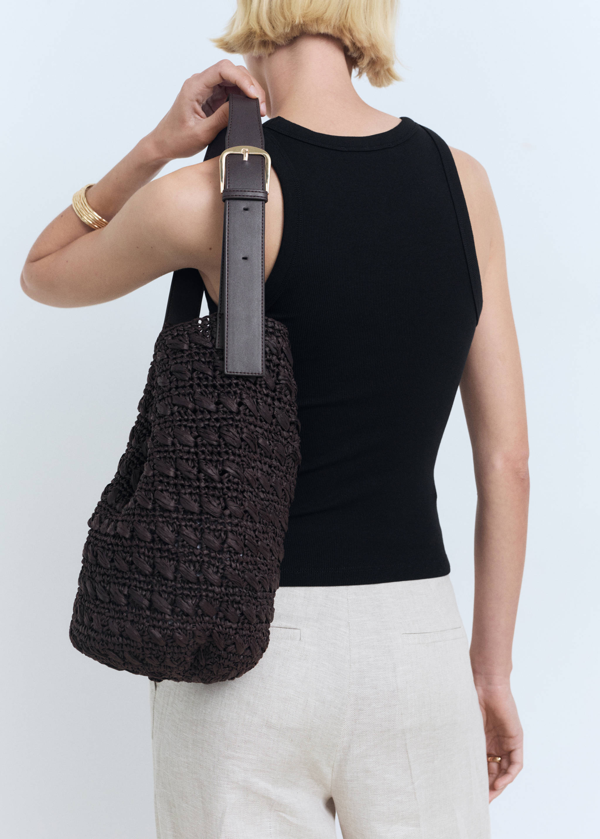 Top côtelé en coton - Détail de l'article 6