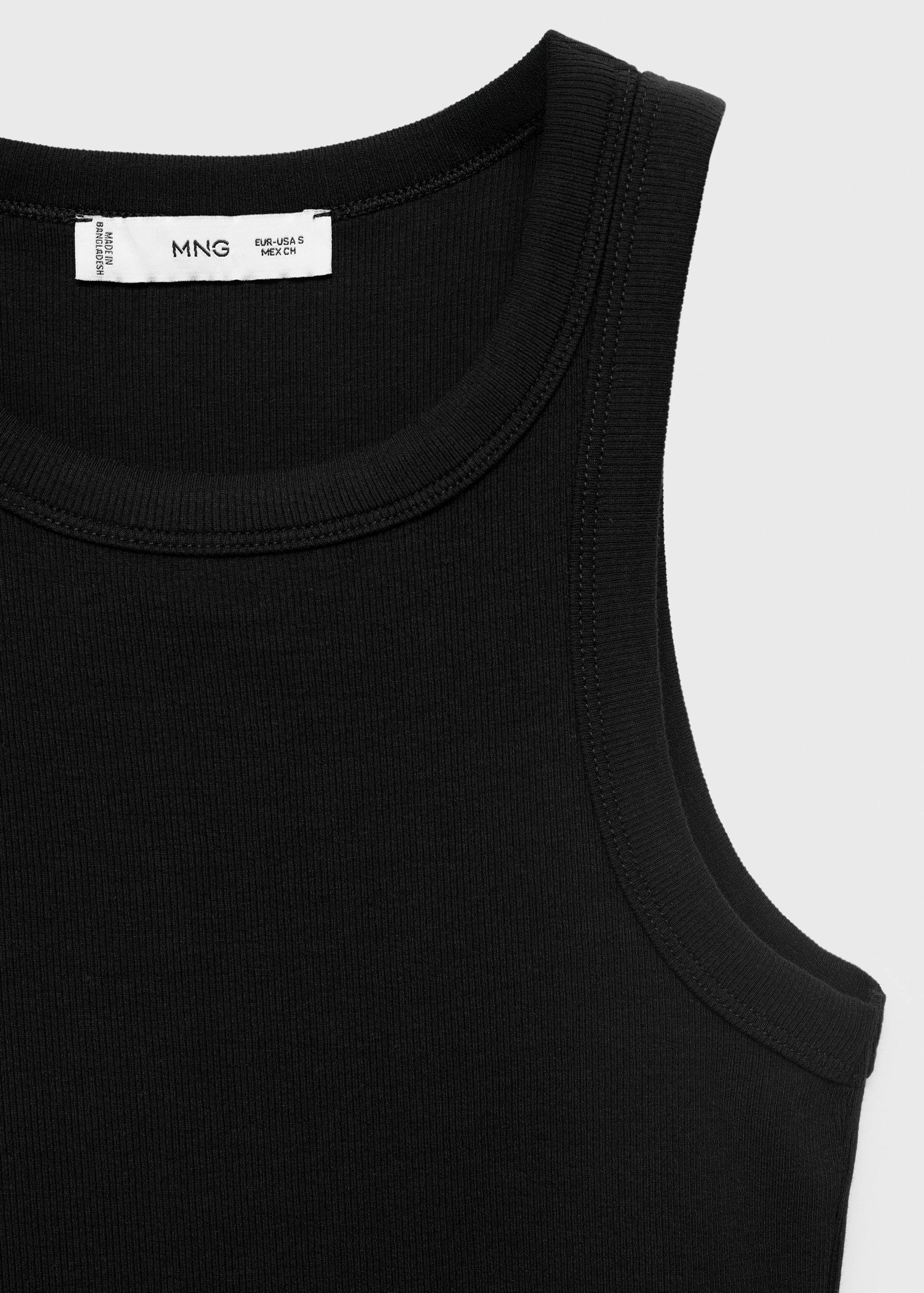 Top côtelé en coton - Détail de l'article 8