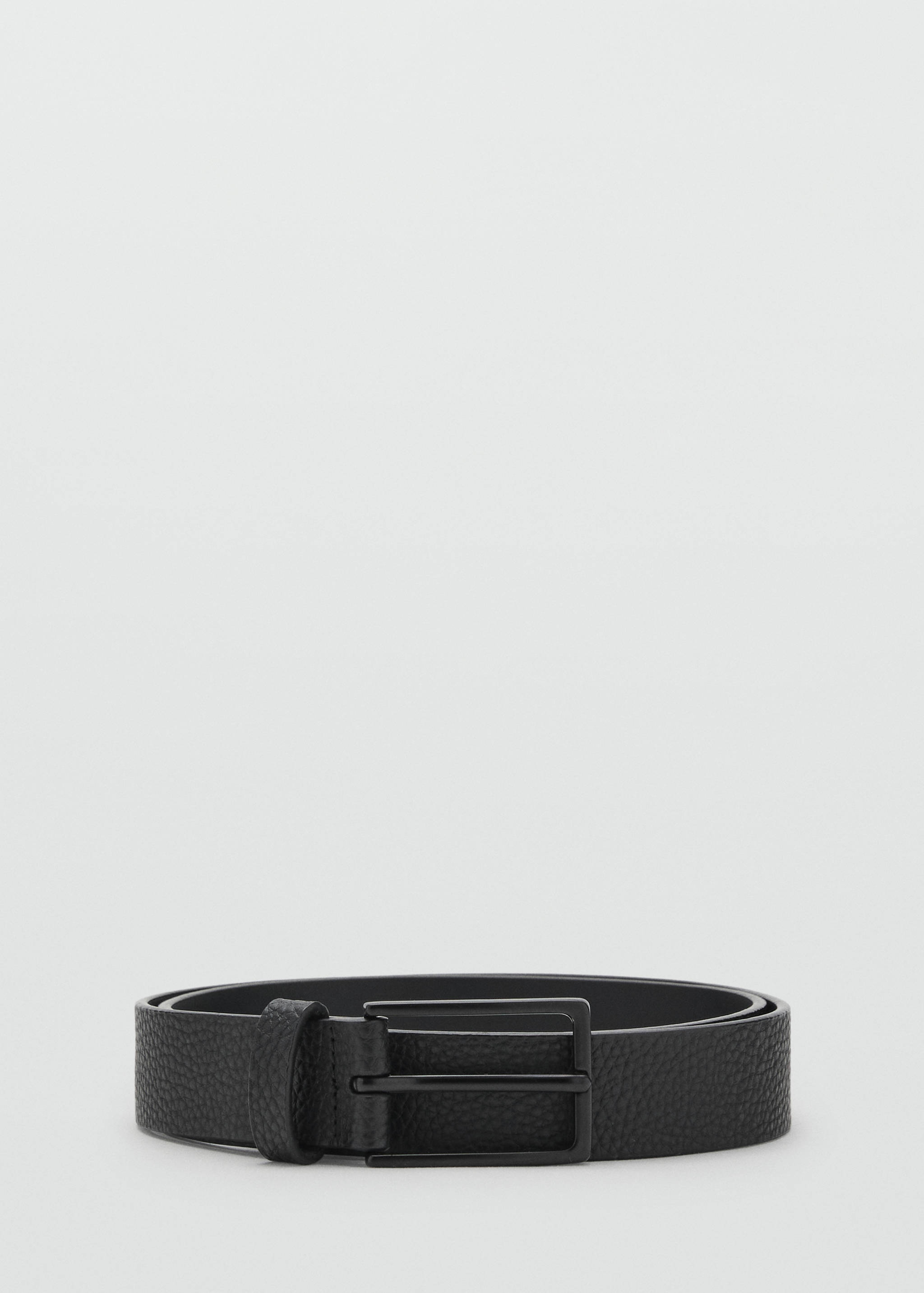 Pebbled leather belt - Article without model