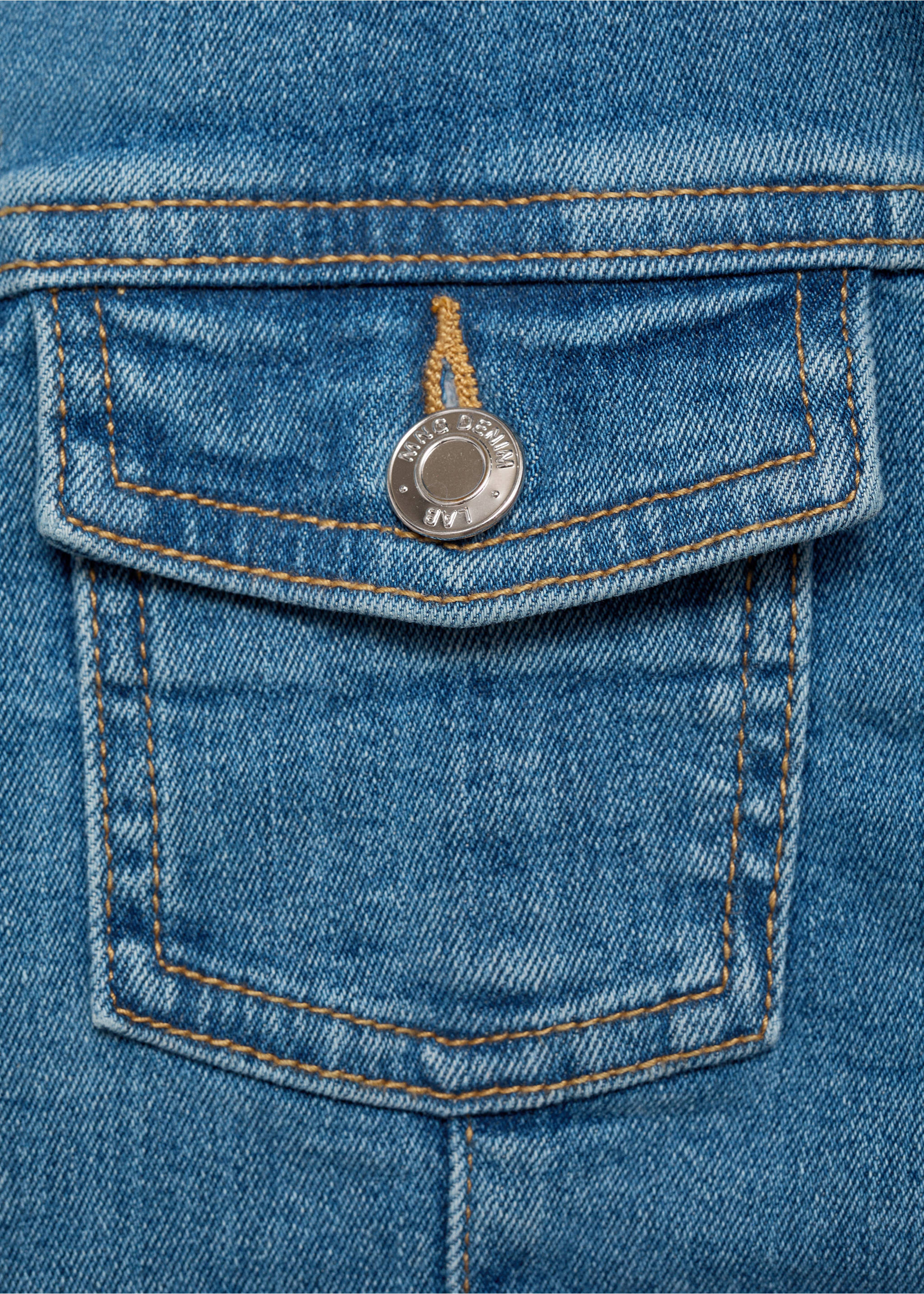 Blouson en jean essentiel - Détail de l'article 8, Bleu moyen. Ref: 17041242-00.