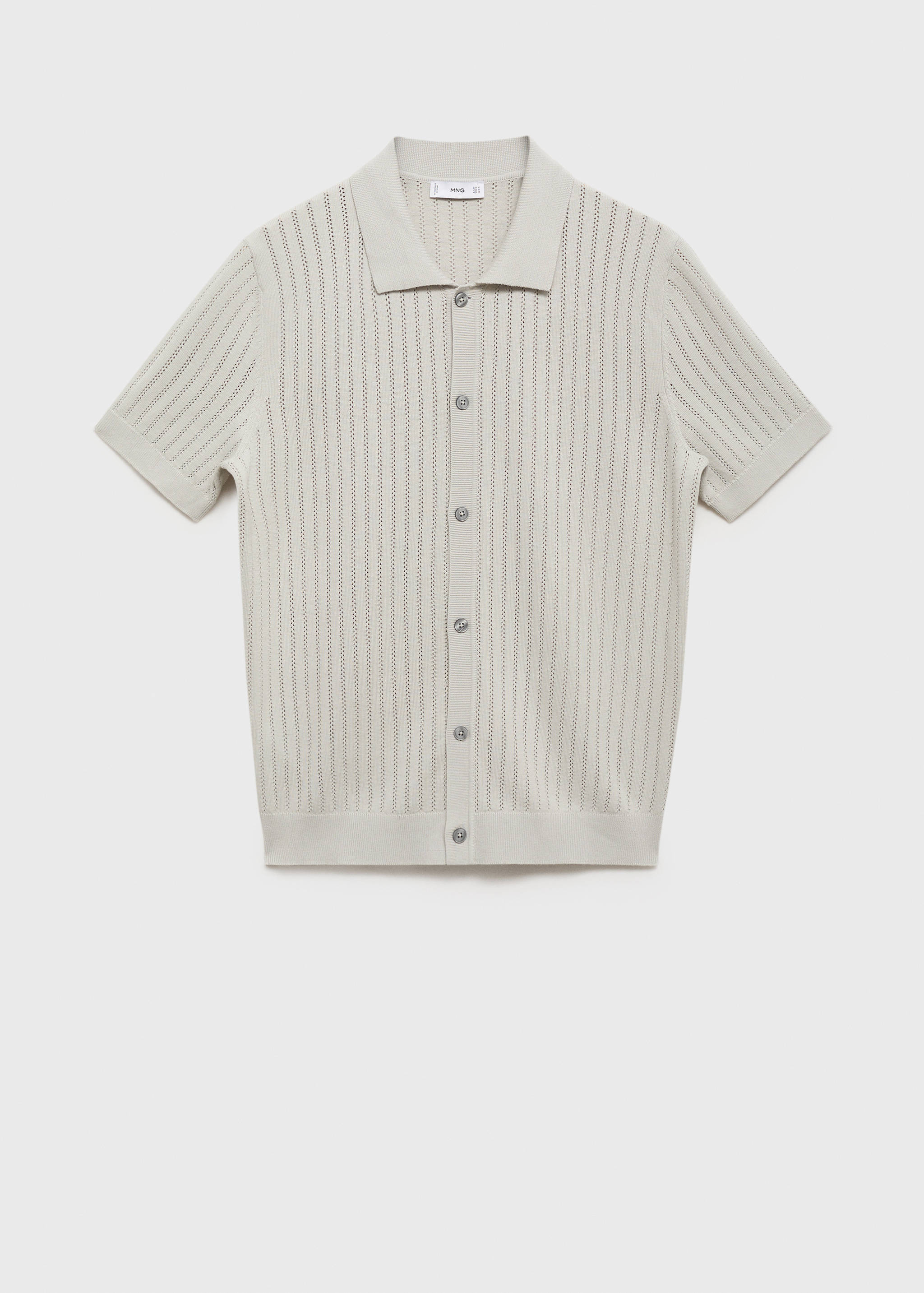 بلوزة قطنية مخرمة - منتج دون نموذج