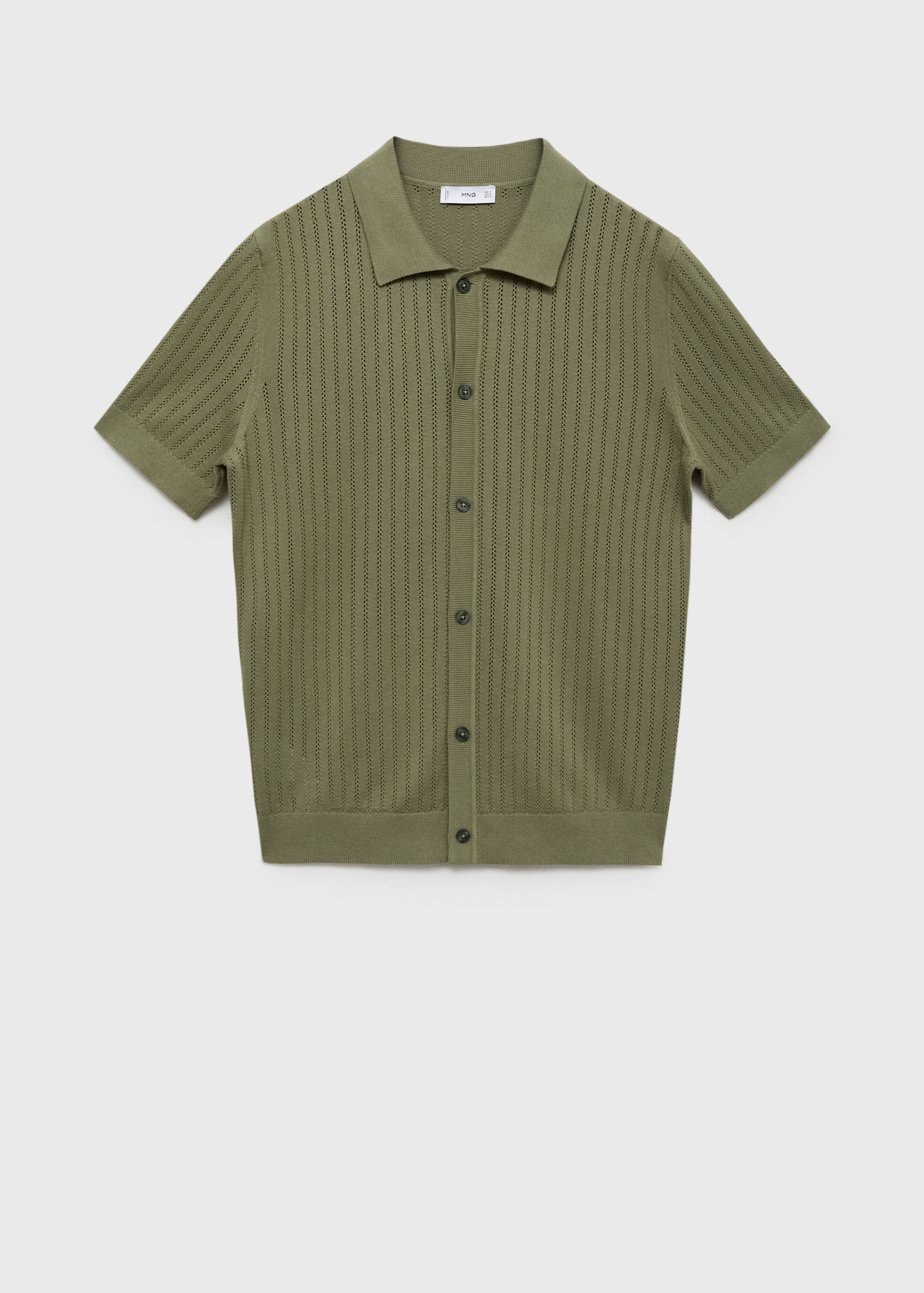 بلوزة قطنية مخرمة - منتج دون نموذج