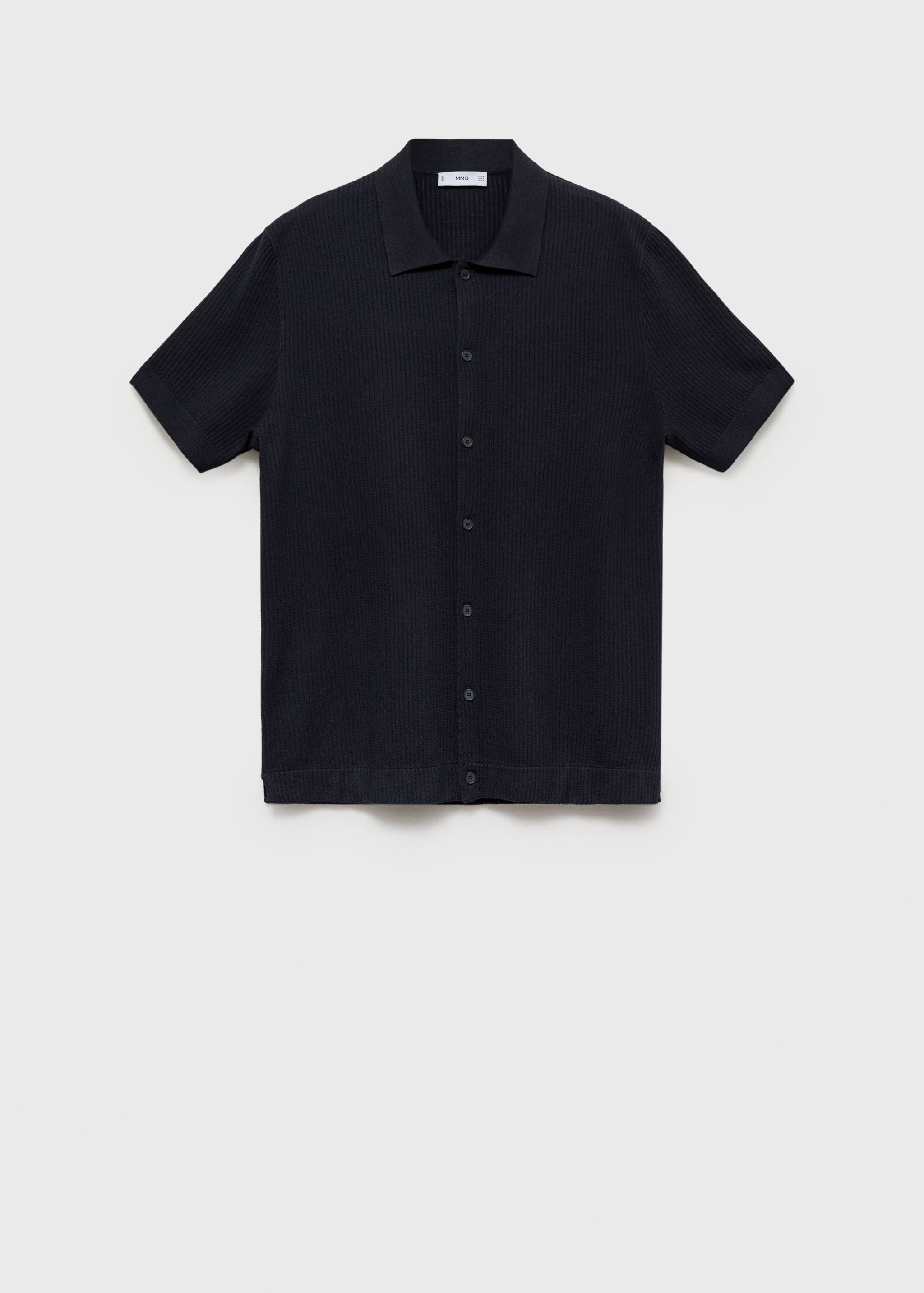 Hemd mit Rippmuster - Artikel ohne Model