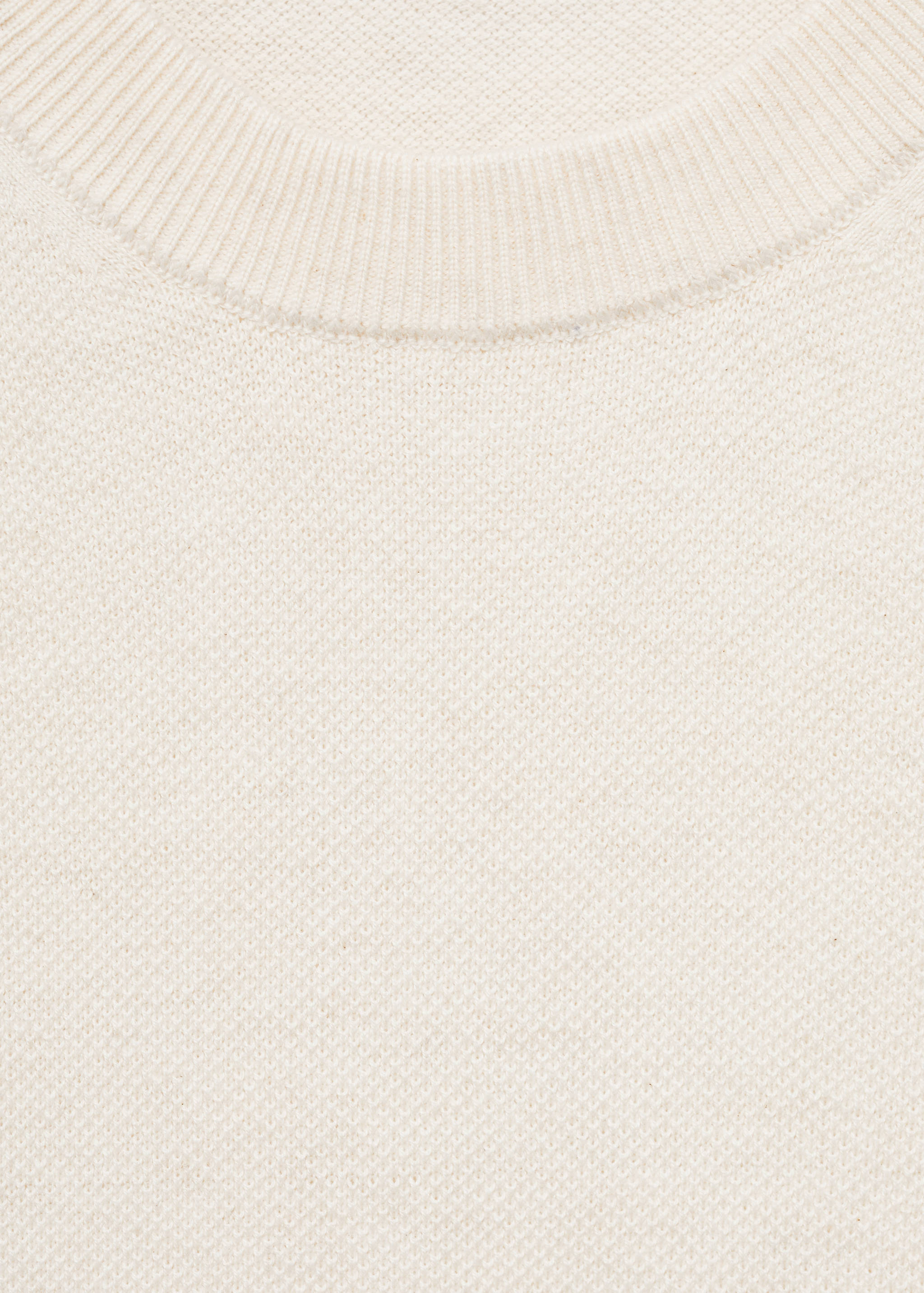 Cotton fine-knit t-shirt - Details of the article 8