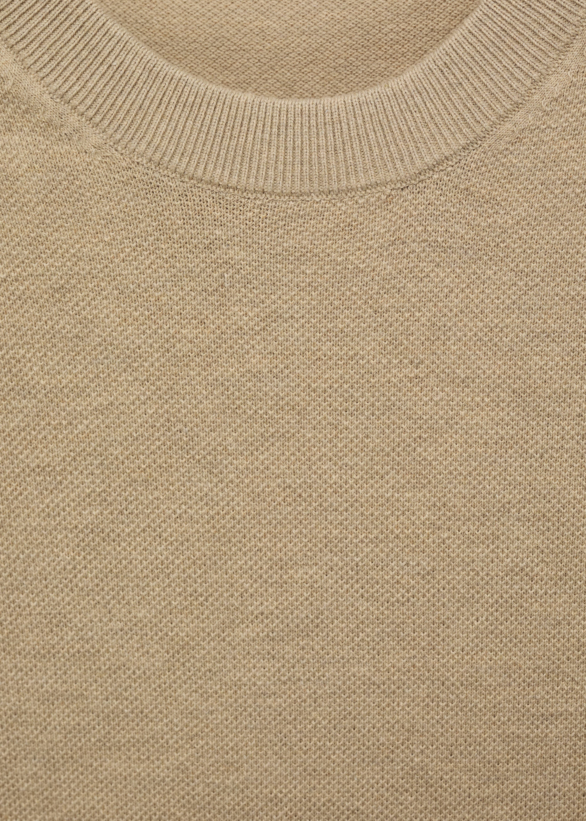 Cotton fine-knit t-shirt - Details of the article 8
