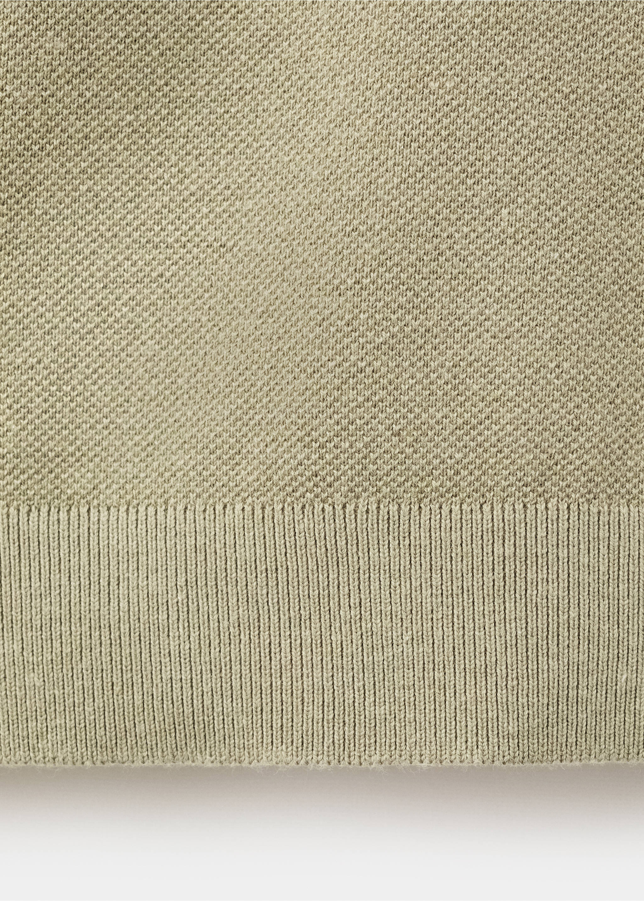 Camiseta punto fino algodón - Detalle del artículo 0, Khaki. Ref: 17041247-00.