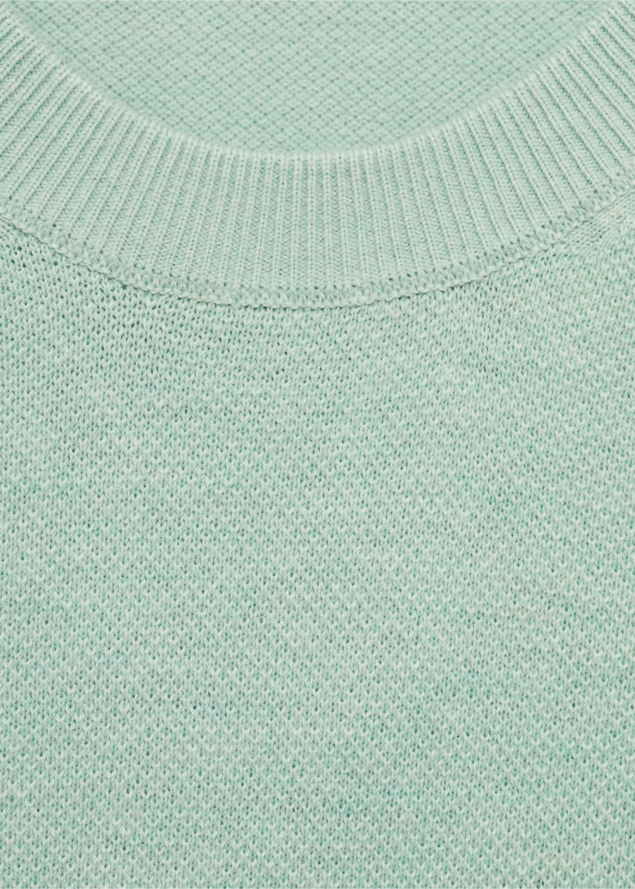 Camiseta punto fino algodón - Detalle del artículo 8, Turquesa. Ref: 17041247-00.
