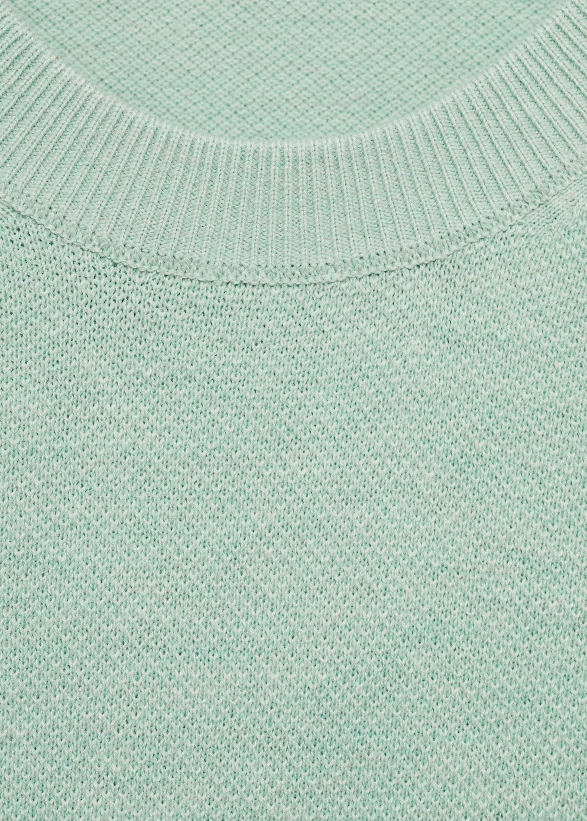 Cotton fine-knit t-shirt - Details of the article 8