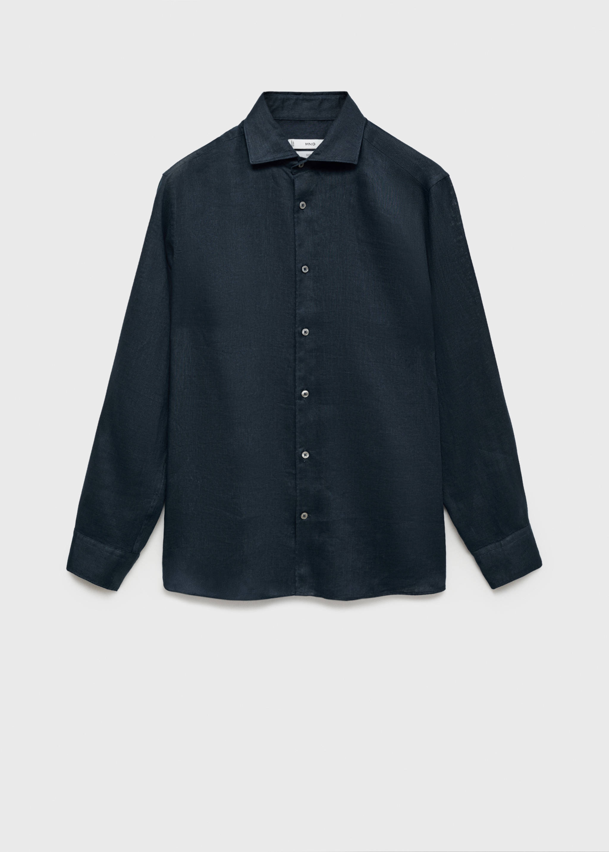 100% linen slim-fit shirt - Article without model