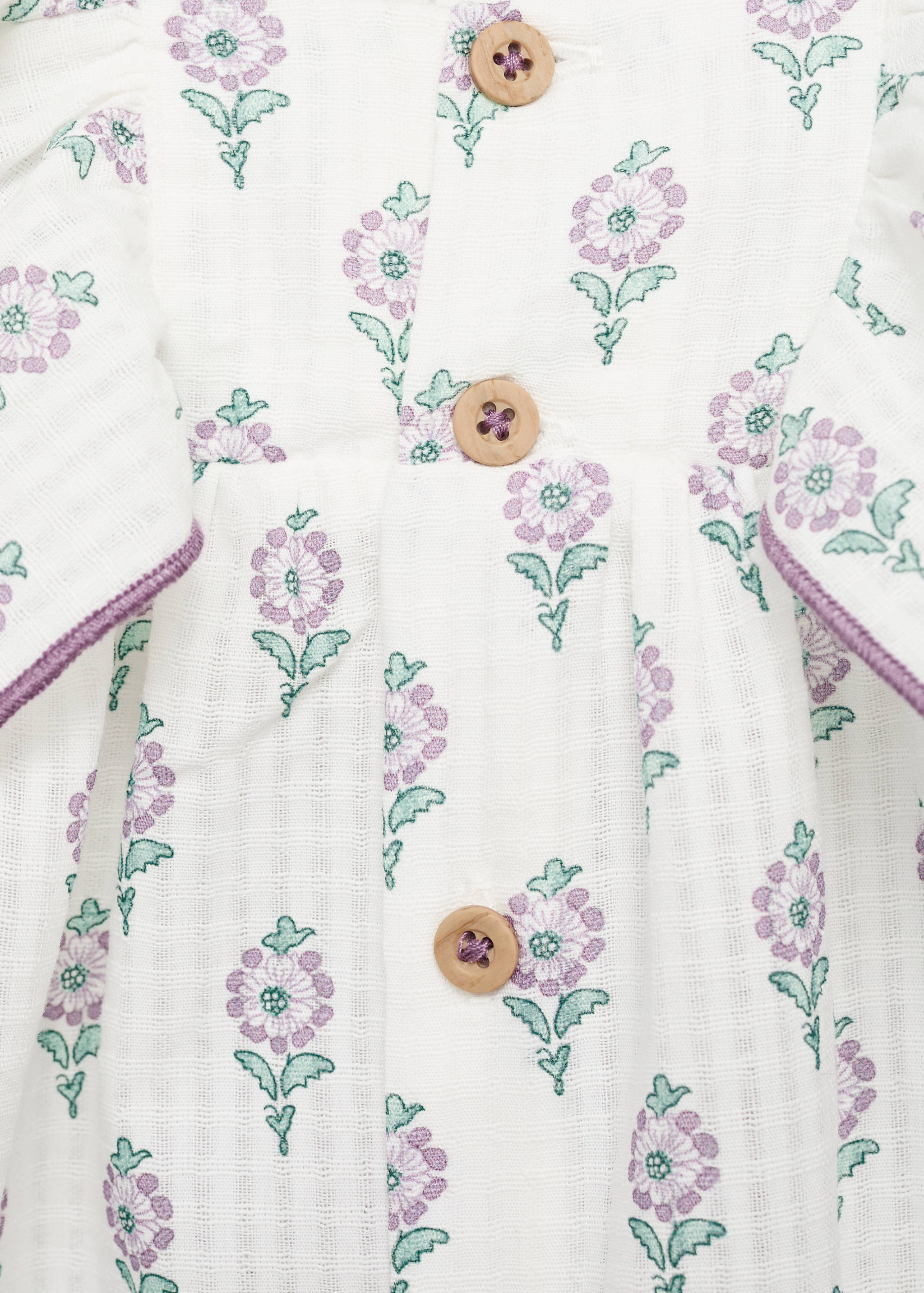 فستان مطبوع وأفرول - تفاصيل المنتج 8