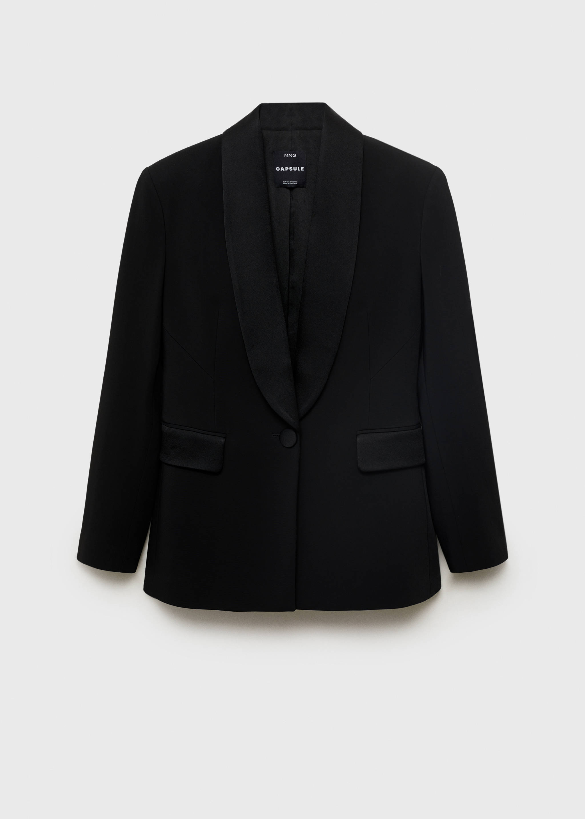 Suit jacket with satin details - Article without model
