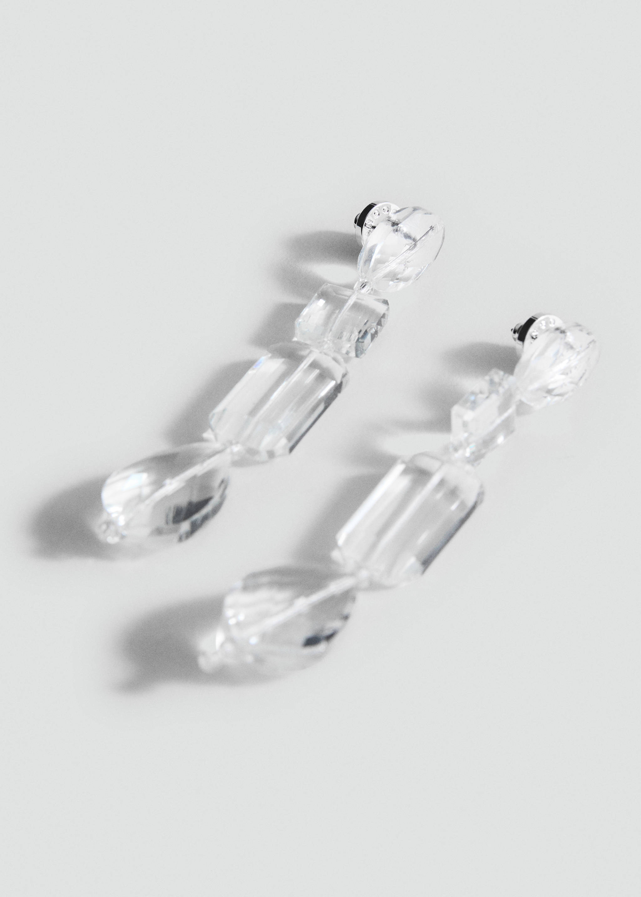 Örhängen med kristallhänge - Bild av mittparti