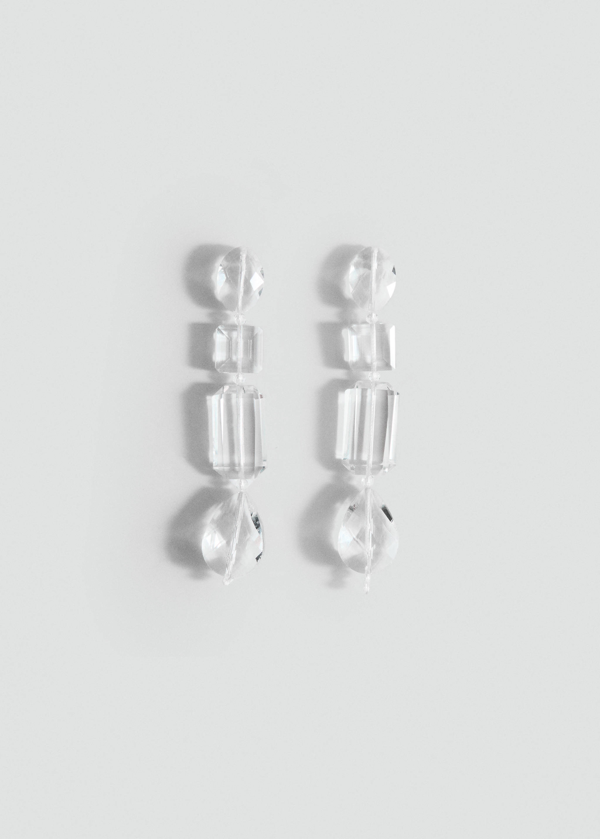 Crystal pendant earrings - Article without model