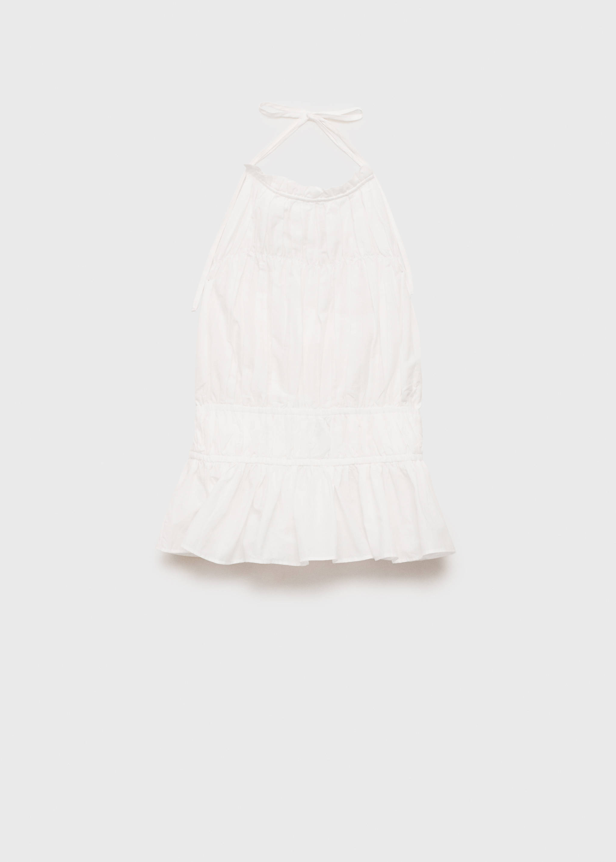 Ruched halter top - Article without model